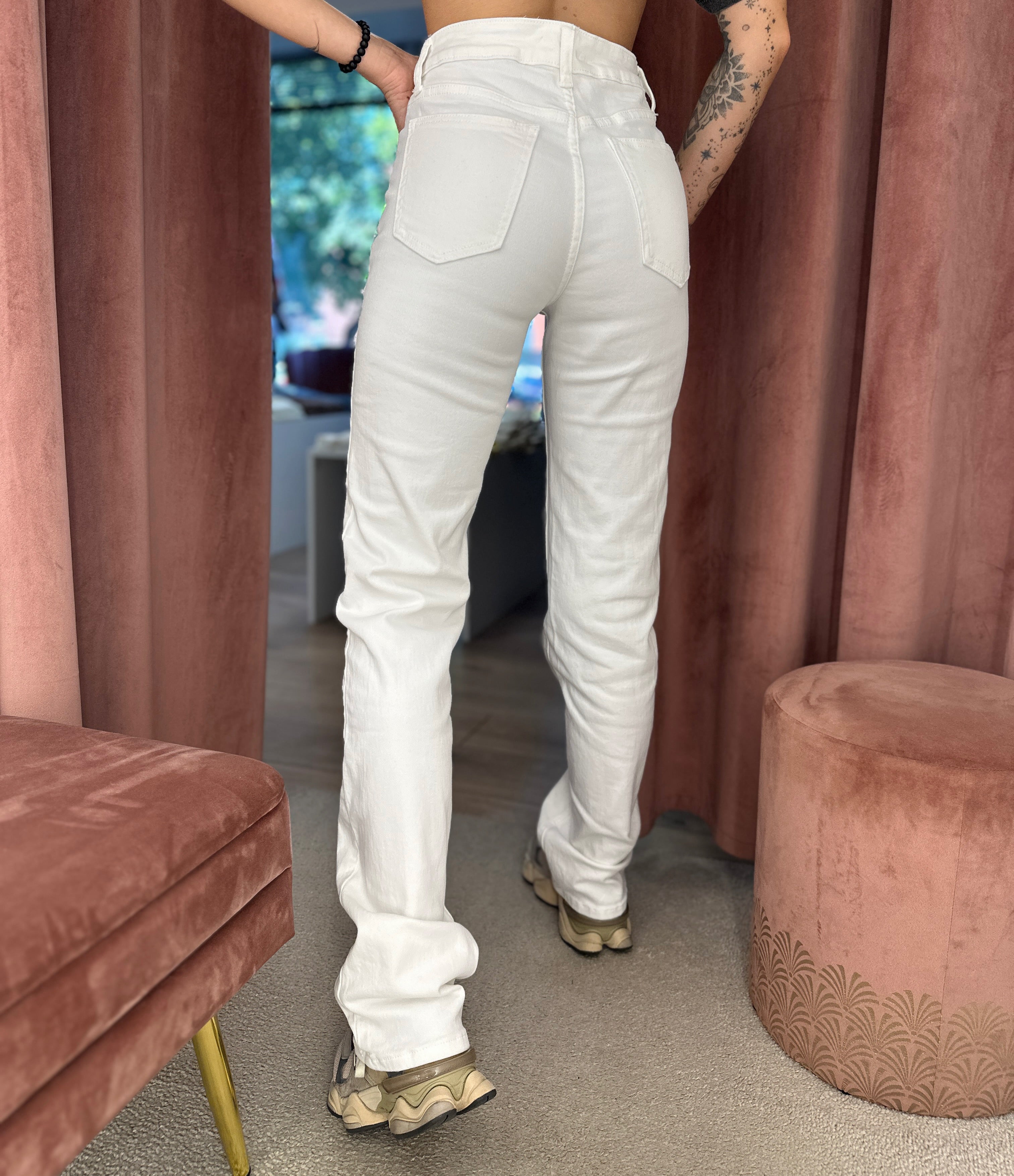 Džinsai ‘White Extra Long’
