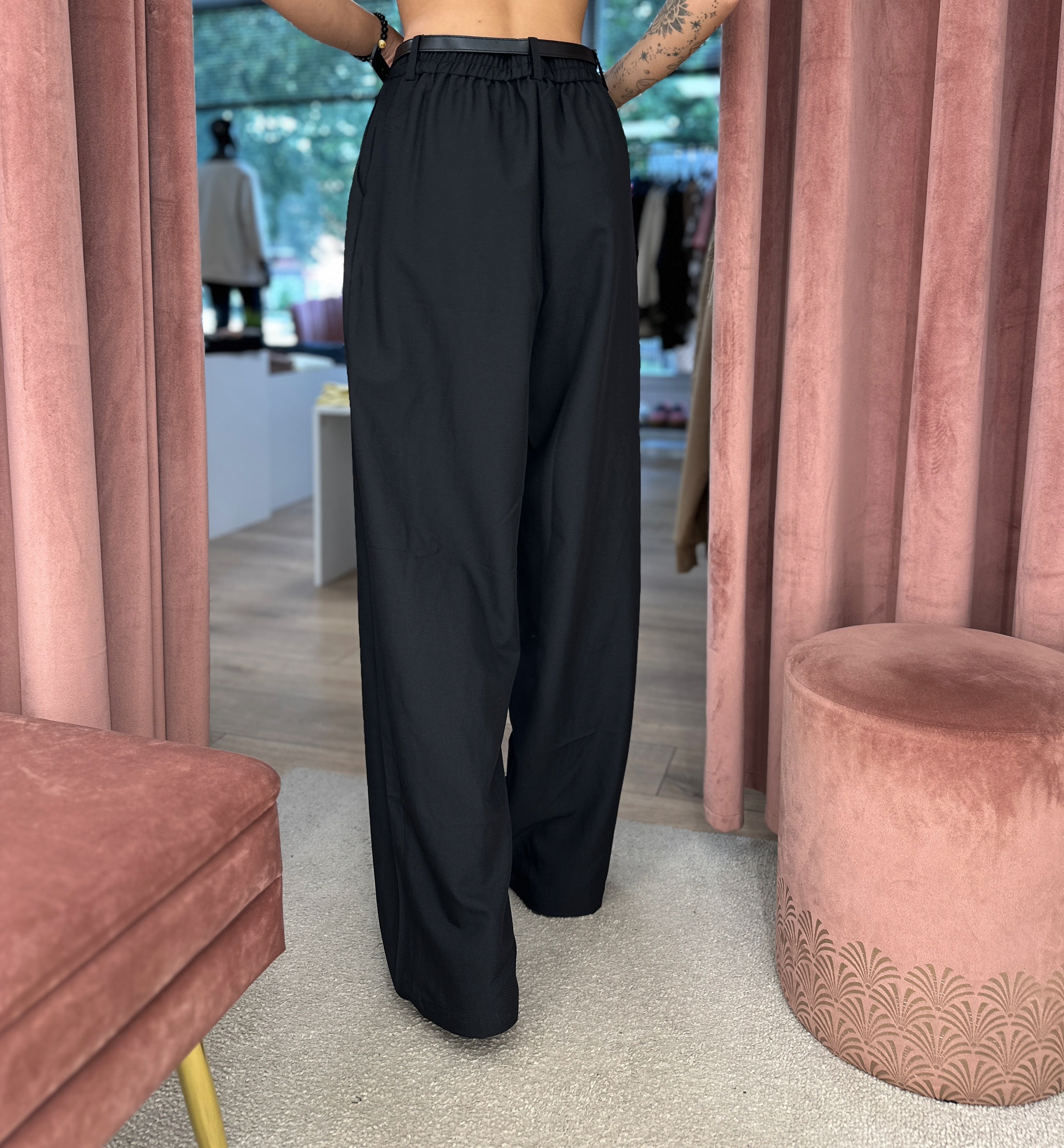 Kelnės ‘Wide w-belt'