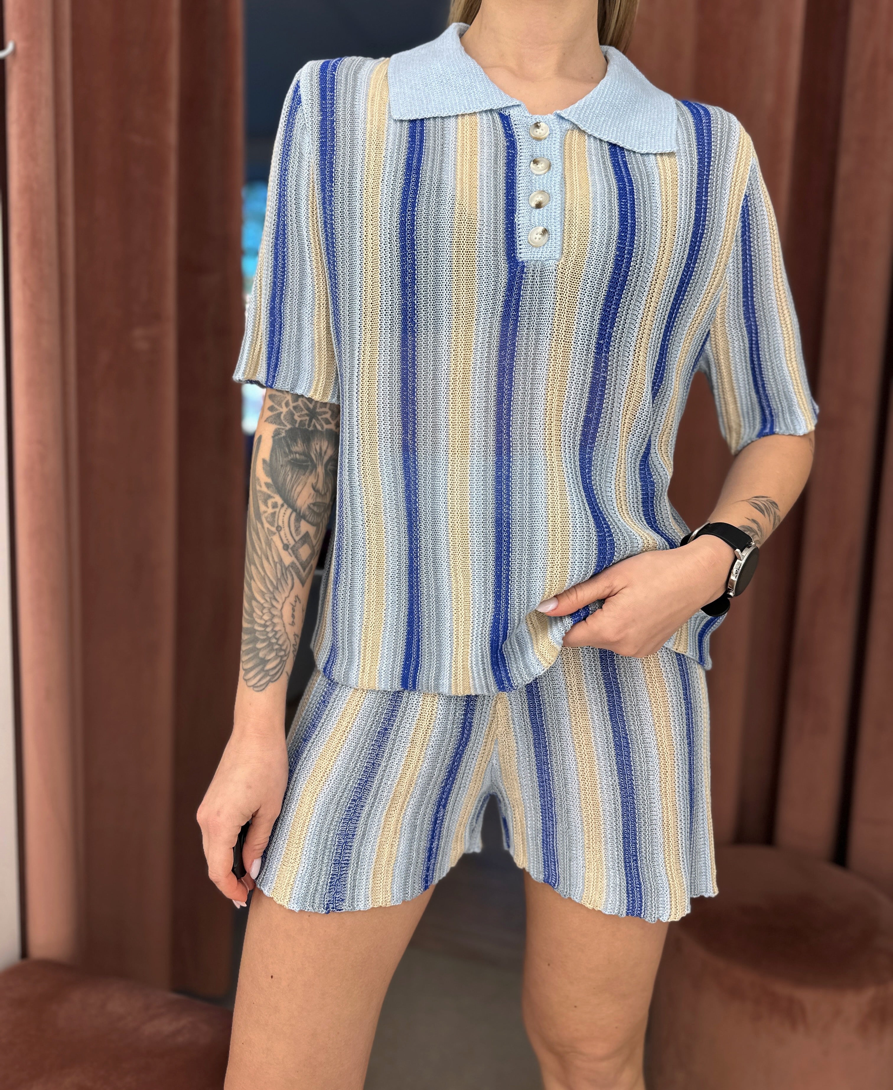 Laisvalaikio kostiumas ‘Sky blue’