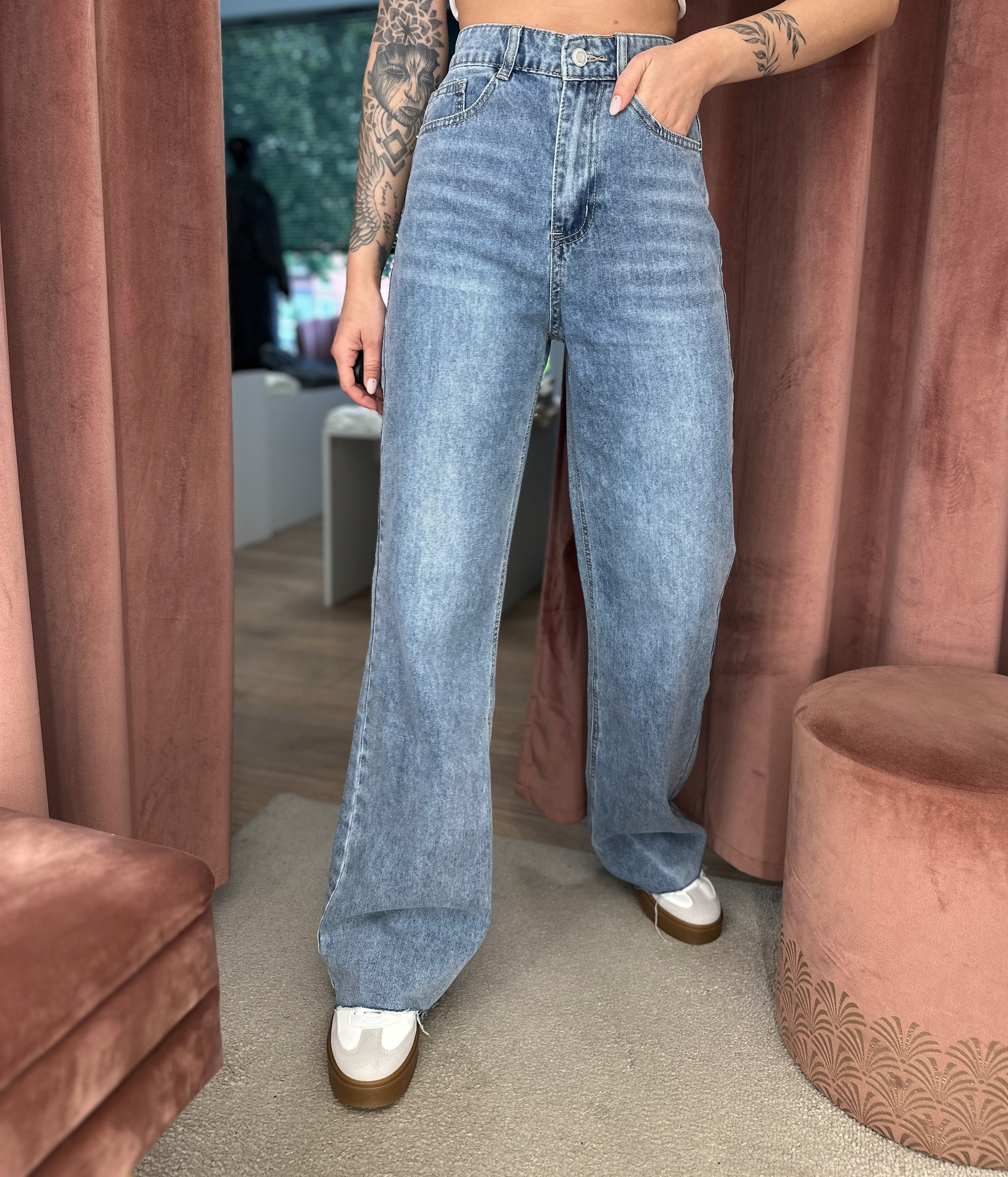Džinsai ‘Blue wide’