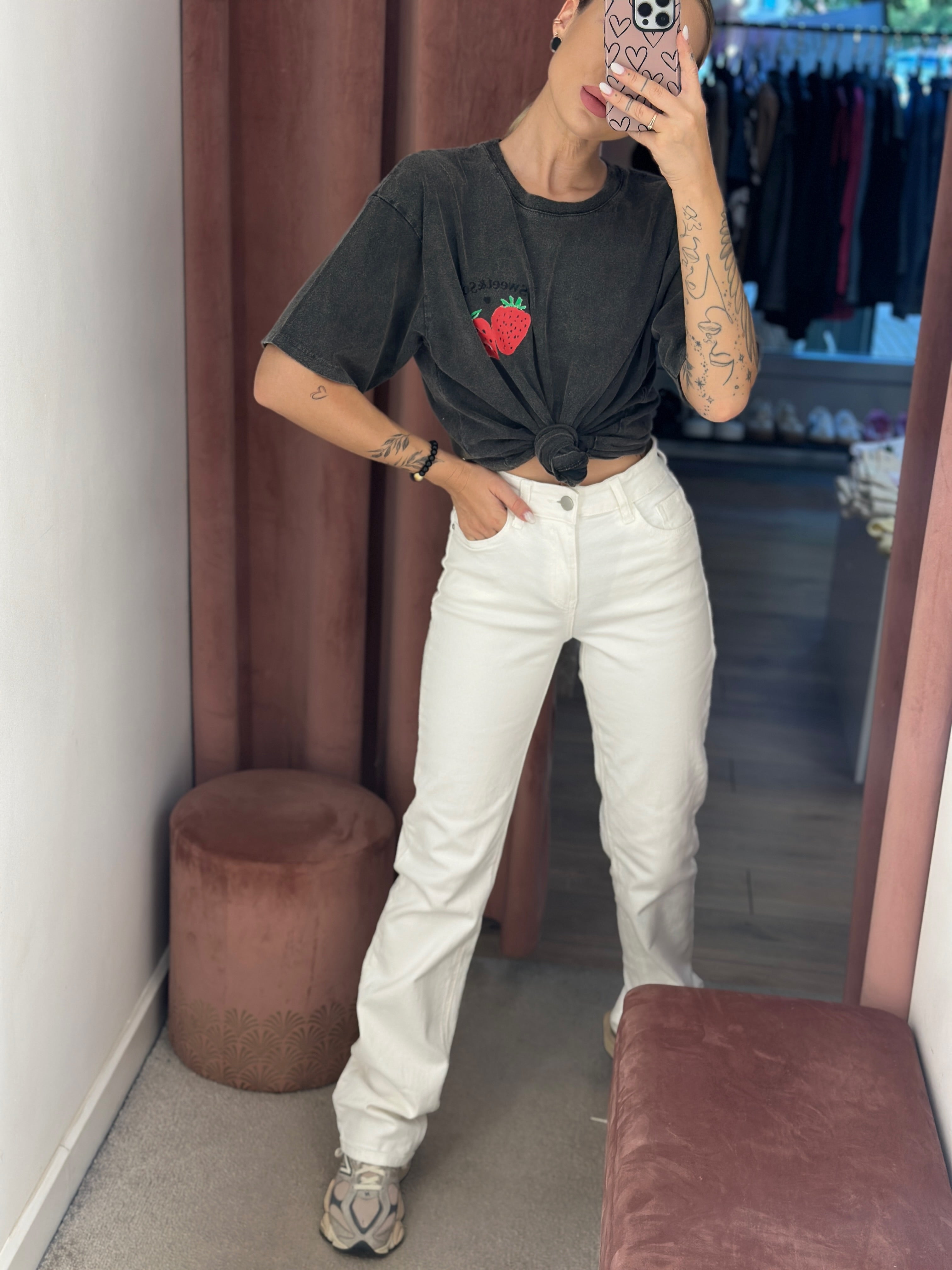 Džinsai ‘White Extra Long’