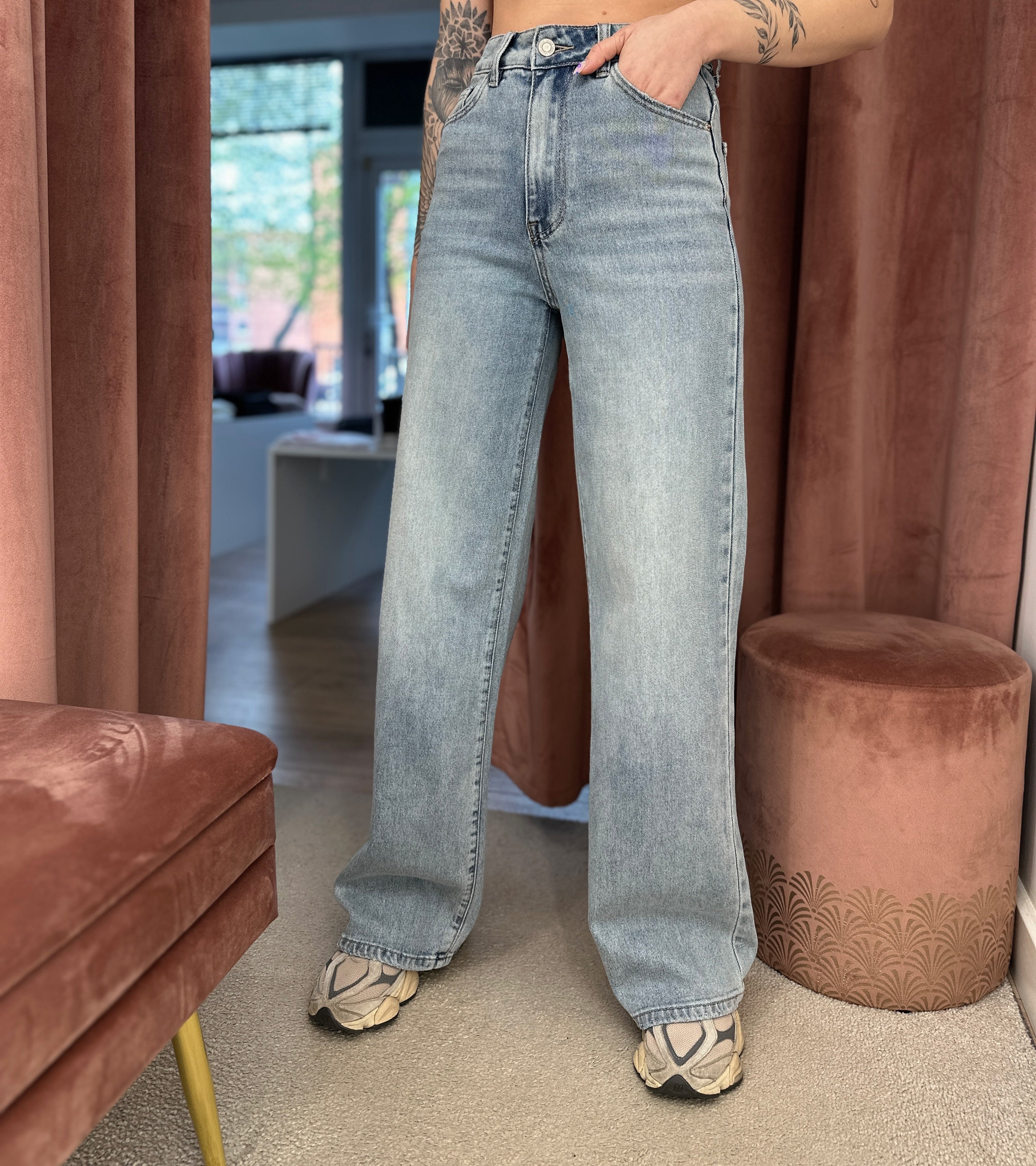 Džinsai ‘Light wash’