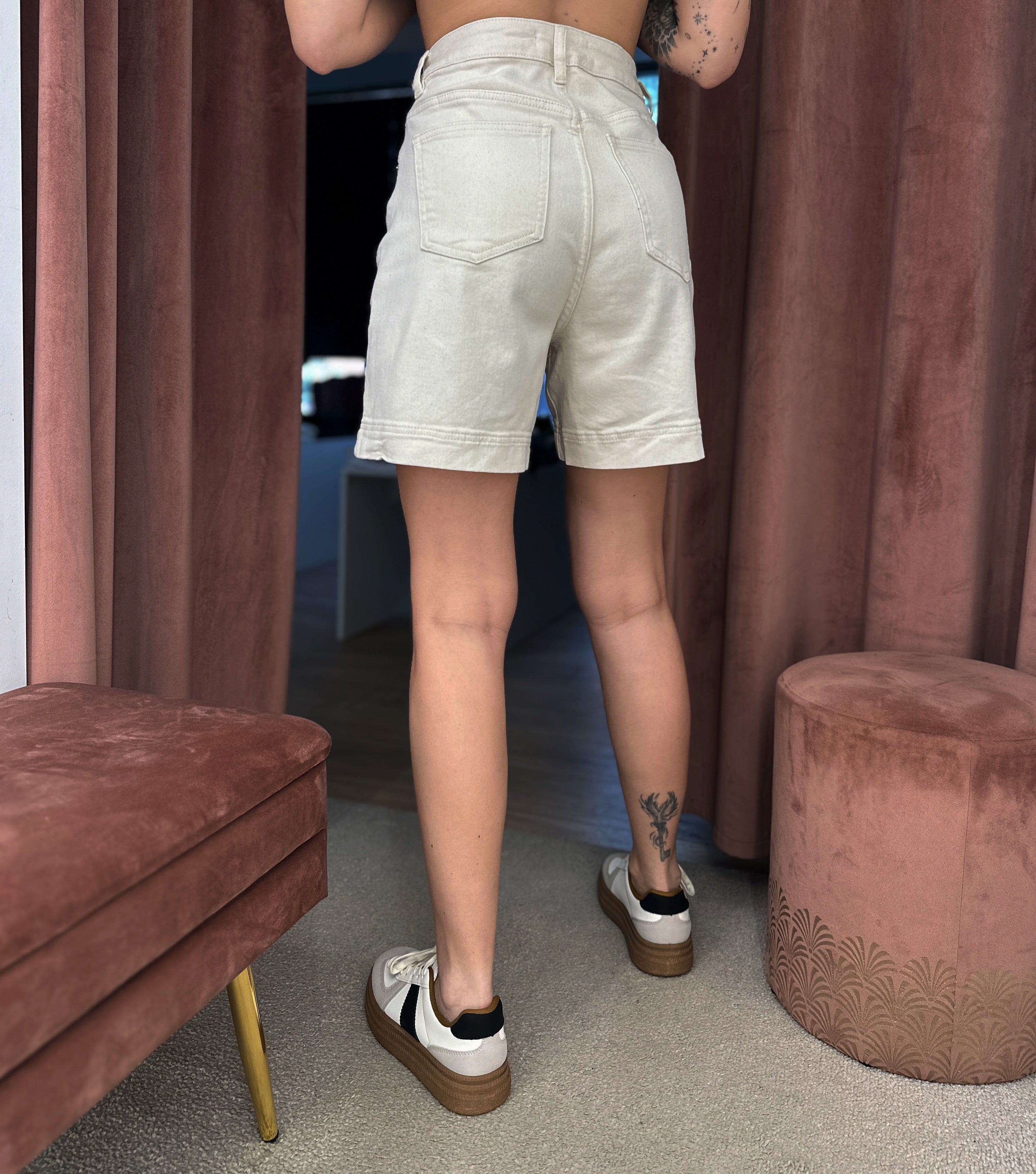 Šortai ‘Beige denim short’