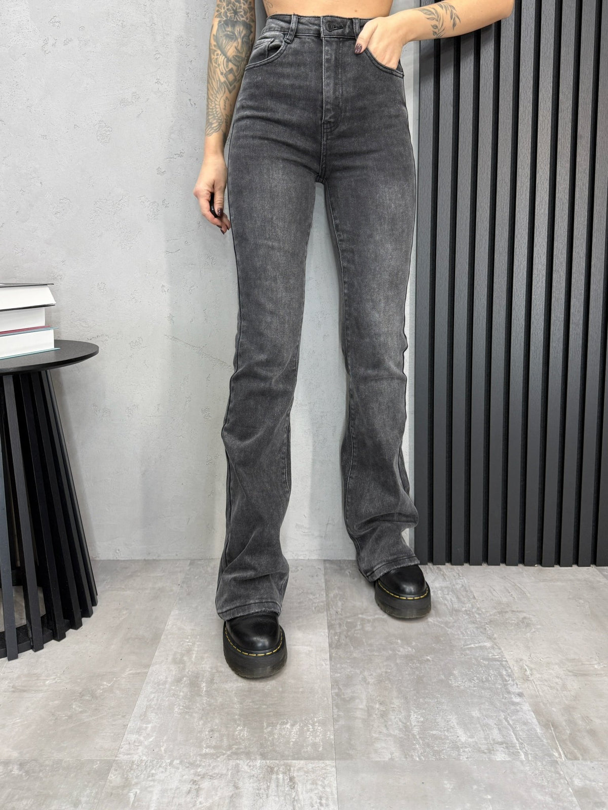 Džinsai aukštaūgėms ‘Flare fit’ - MASIM - Džinsai