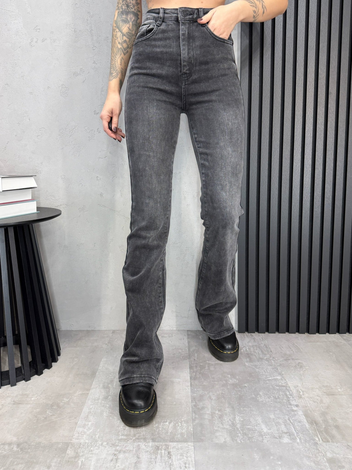 Džinsai aukštaūgėms ‘Flare fit’ - MASIM - Džinsai