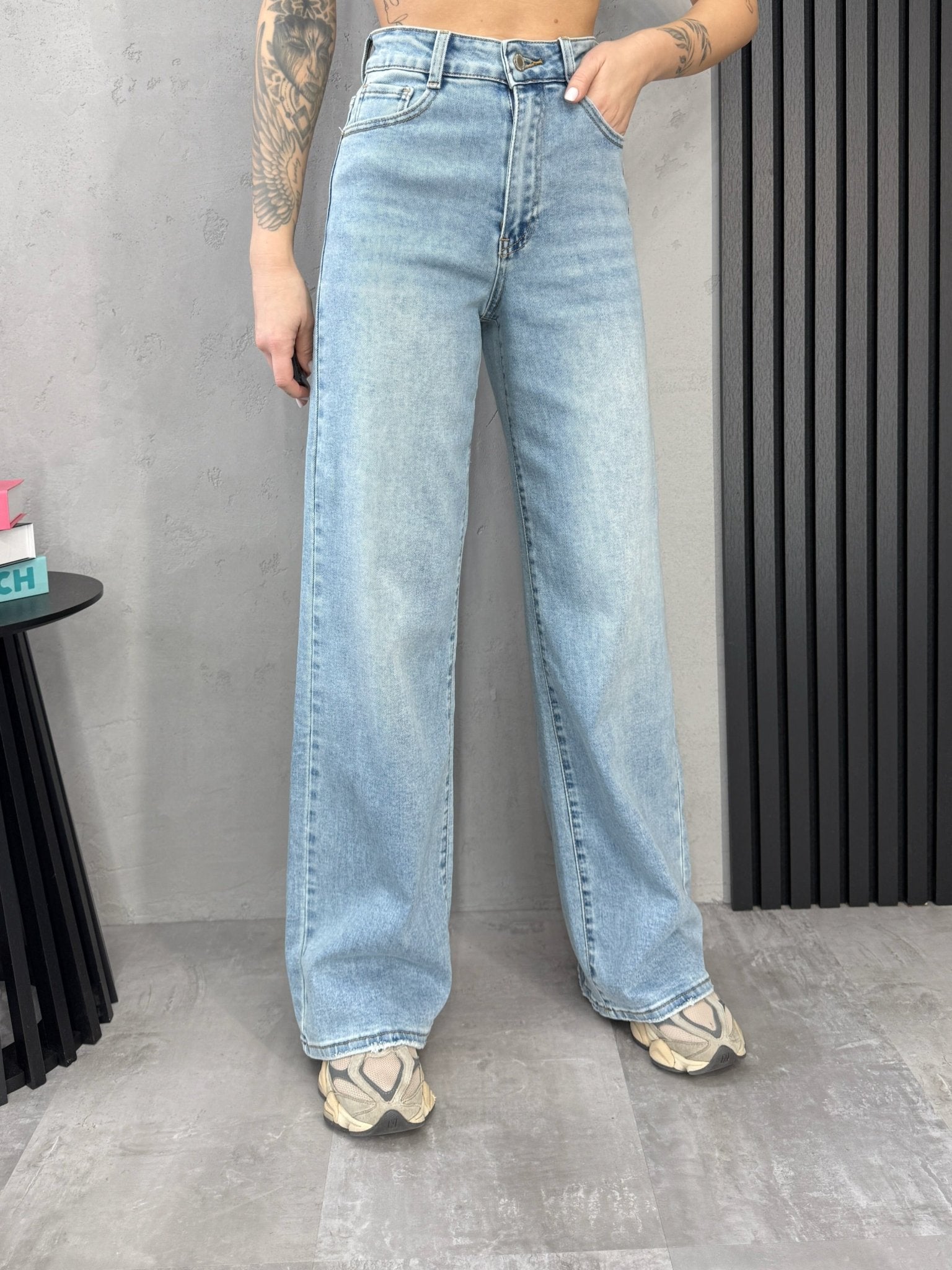 Džinsai 'Dad fit premium’ - MASIM - Džinsai aukšaugėms