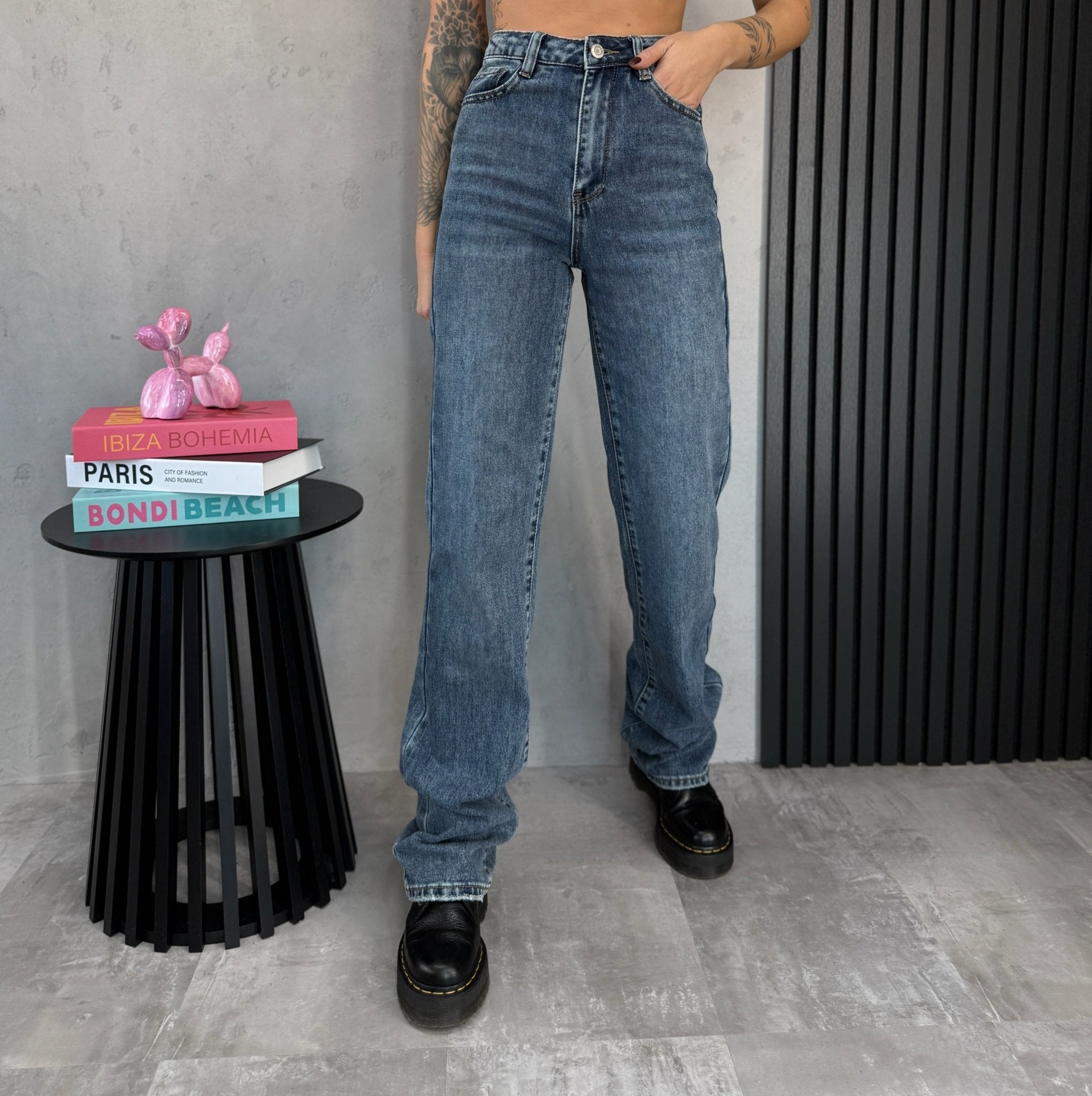 Prailginti „Extra long straight“ džinsai aukštoms moterims