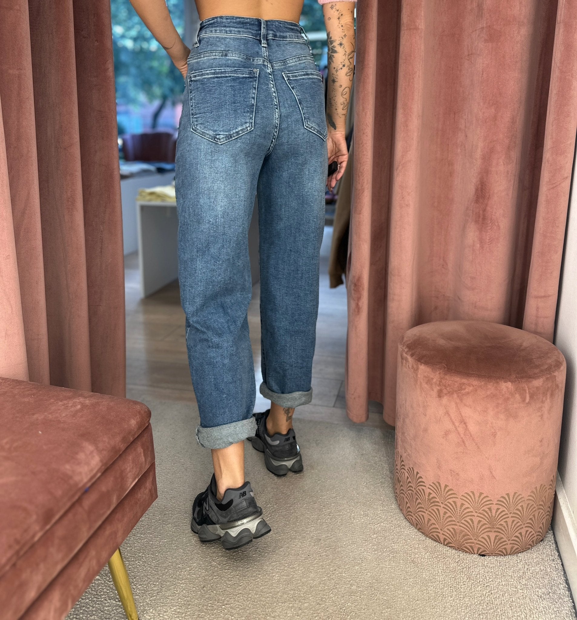 Džinsai ‘Mom - fit basic’ - MASIM - Džinsai