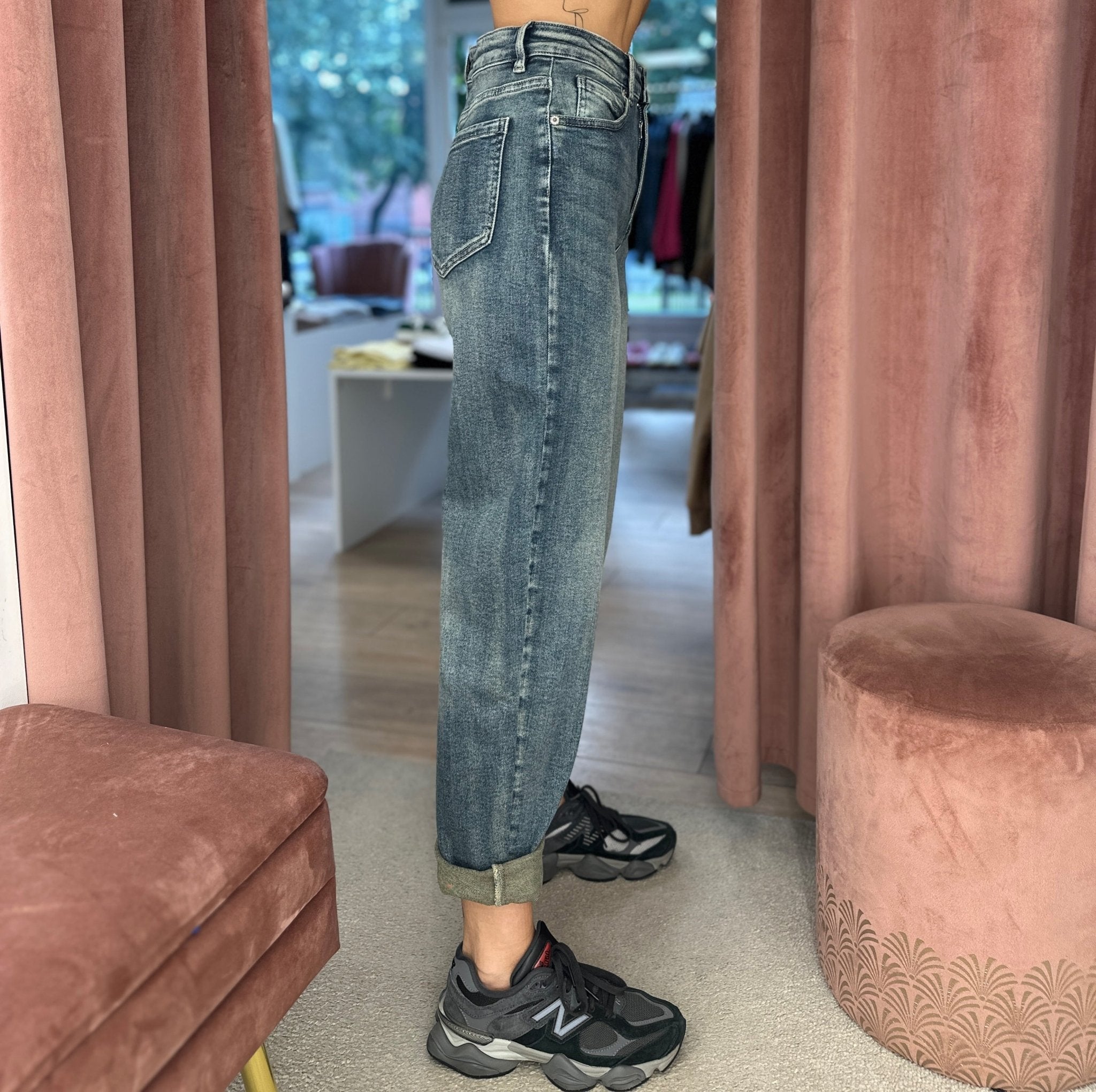 Džinsai ‘Mom - fit bliz’ - MASIM - Džinsai