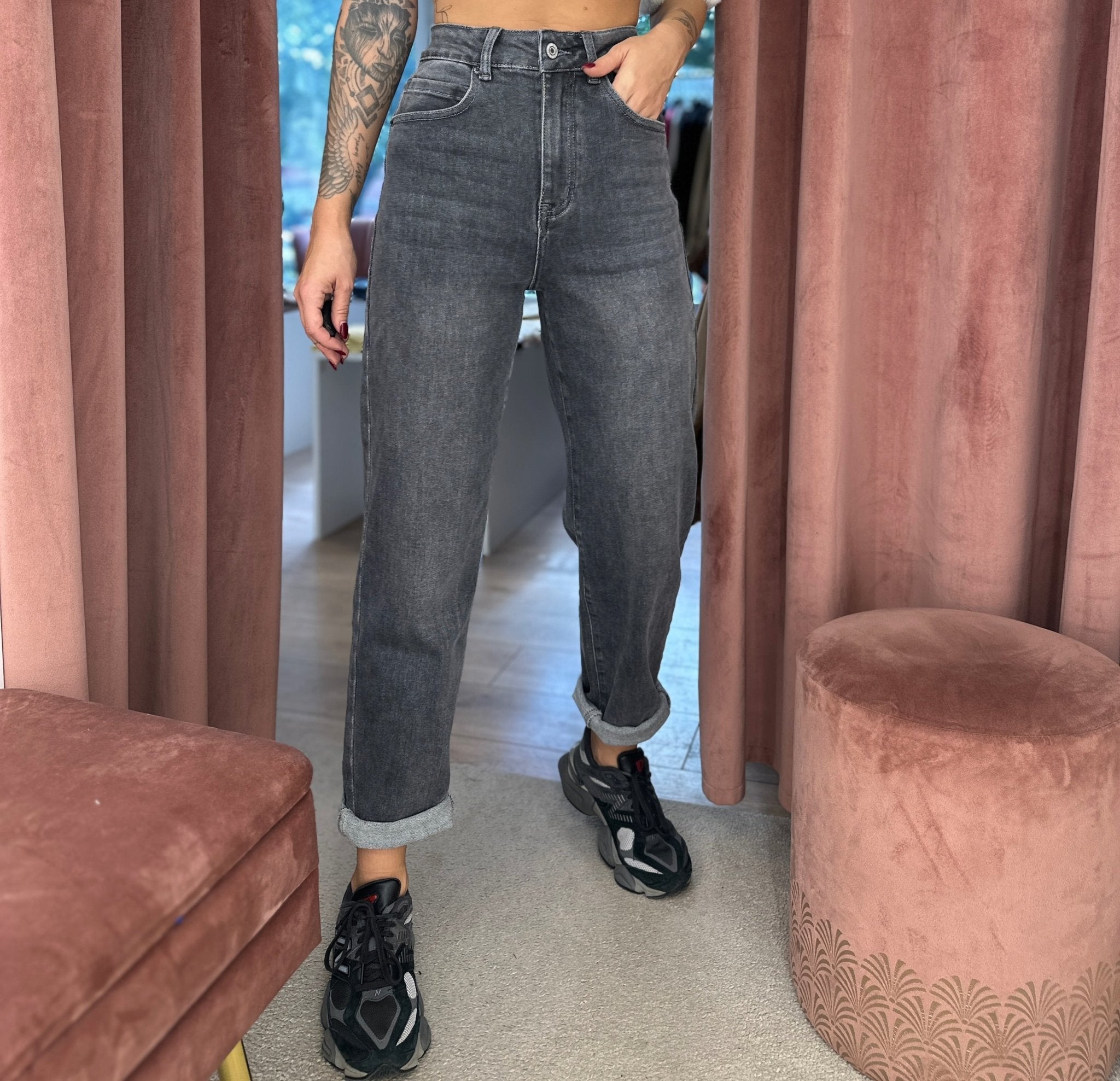 Džinsai ‘Mom - fit grip’ - MASIM - Džinsai