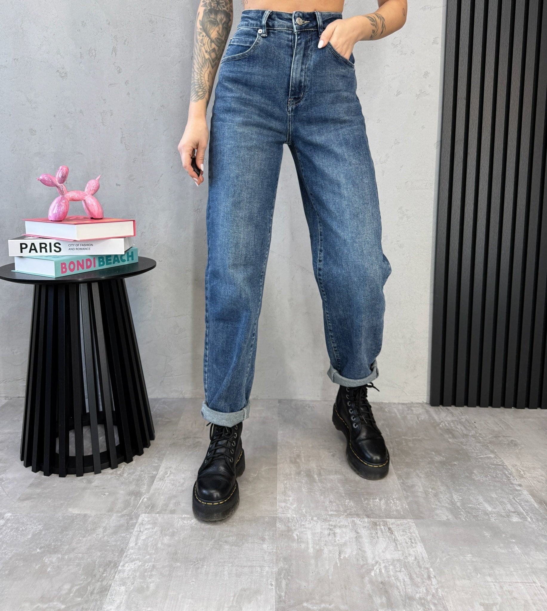 Džinsai ‘Mom fit power’ - MASIM - Džinsai