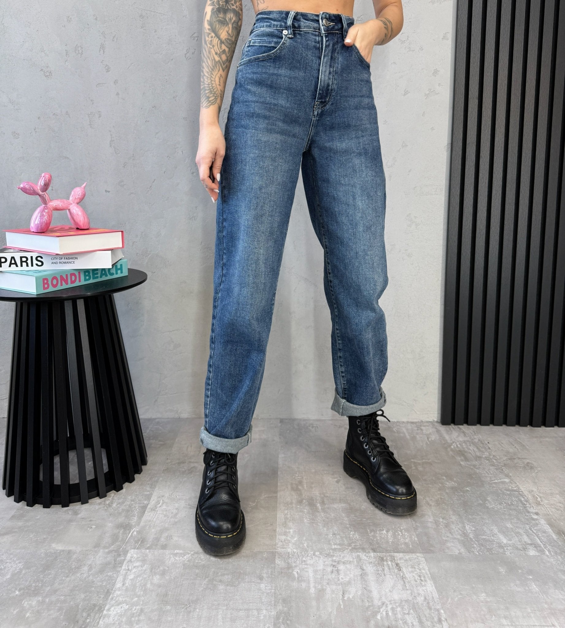 Džinsai ‘Mom fit power’ - MASIM - Džinsai