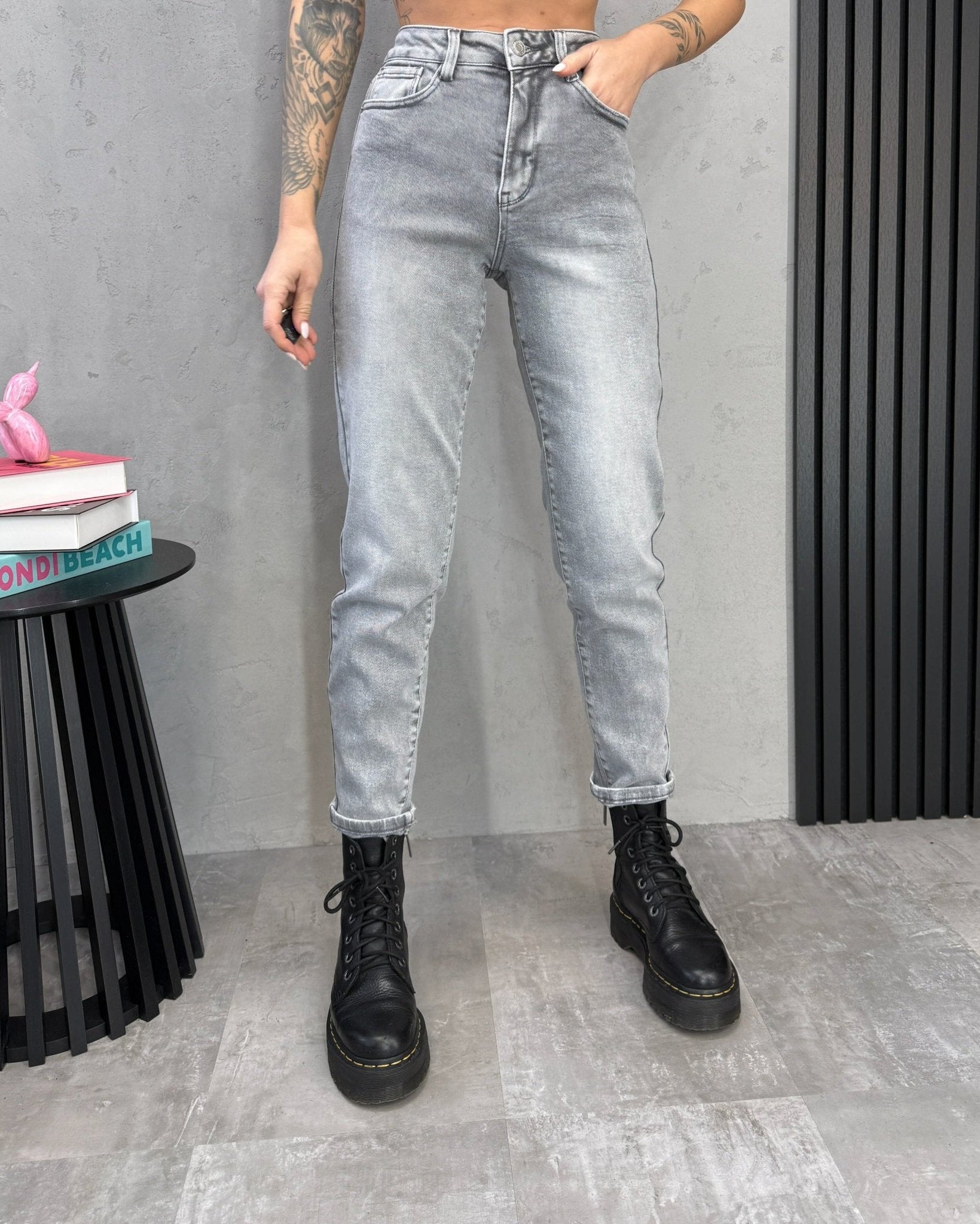 Džinsai ‘Mom mid rise’ - MASIM - Džinsai