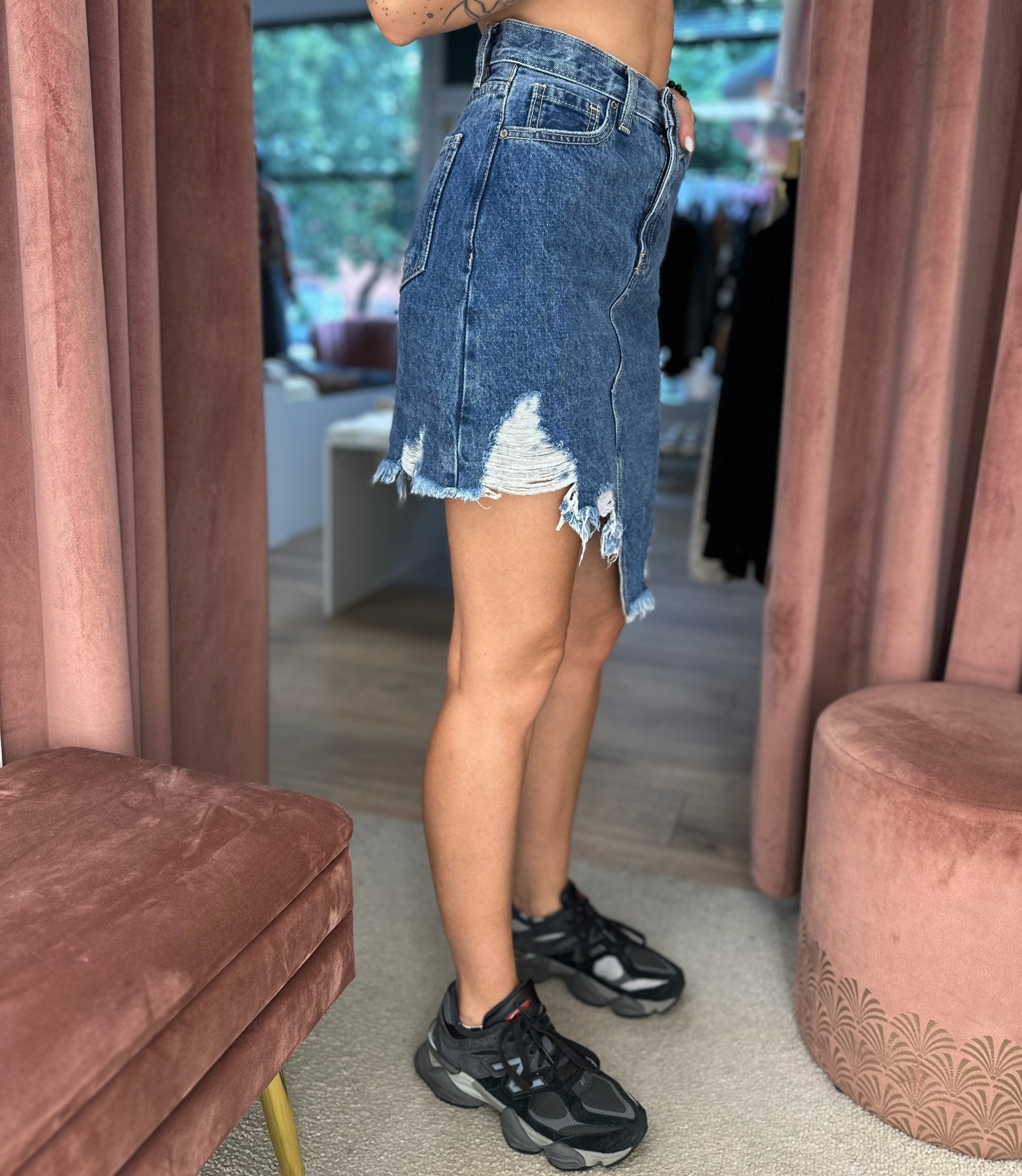 Džinsinis sijonas ‘Donn’ - MASIM - Džinsai