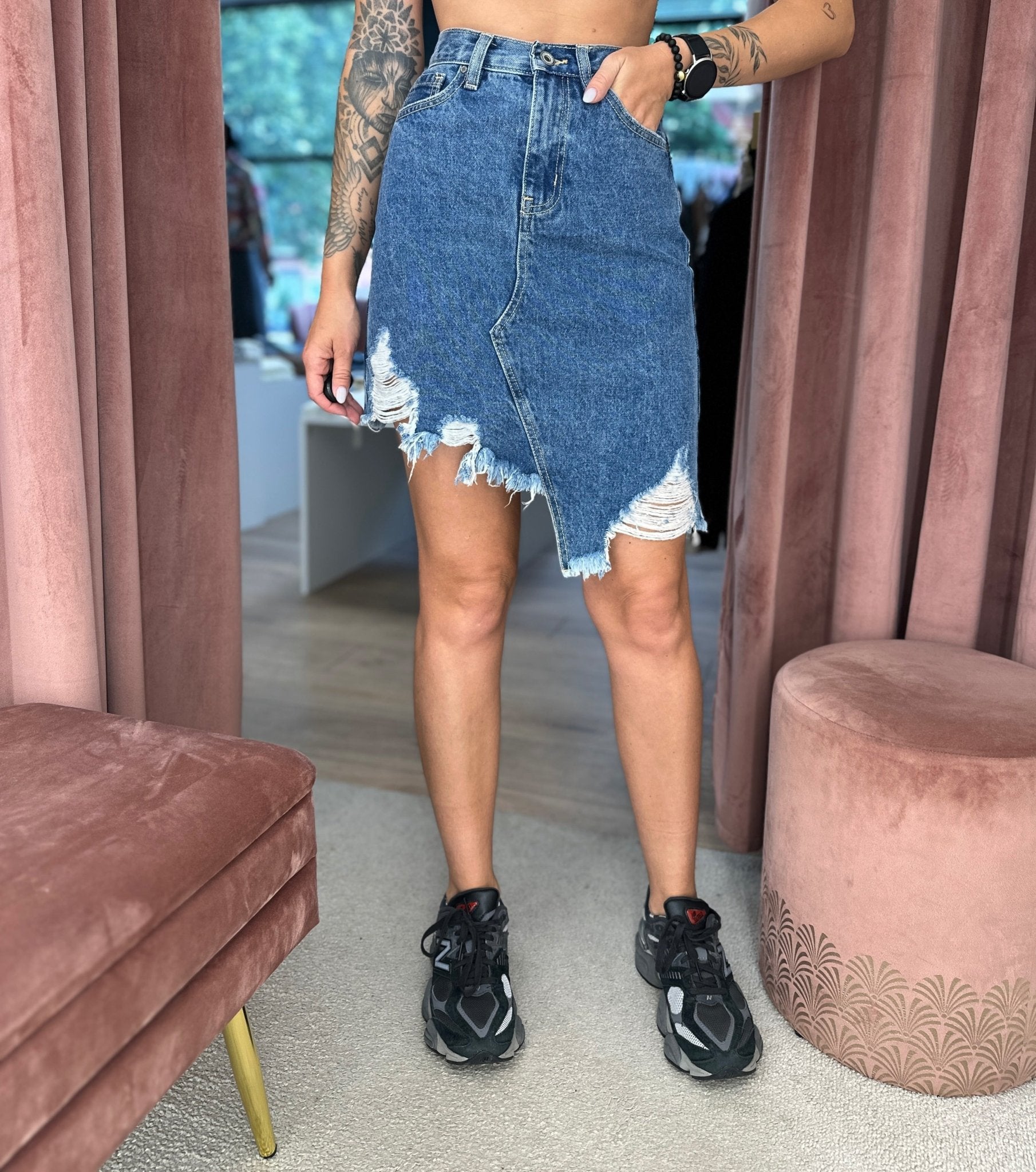 Džinsinis sijonas ‘Donn’ - MASIM - Džinsai