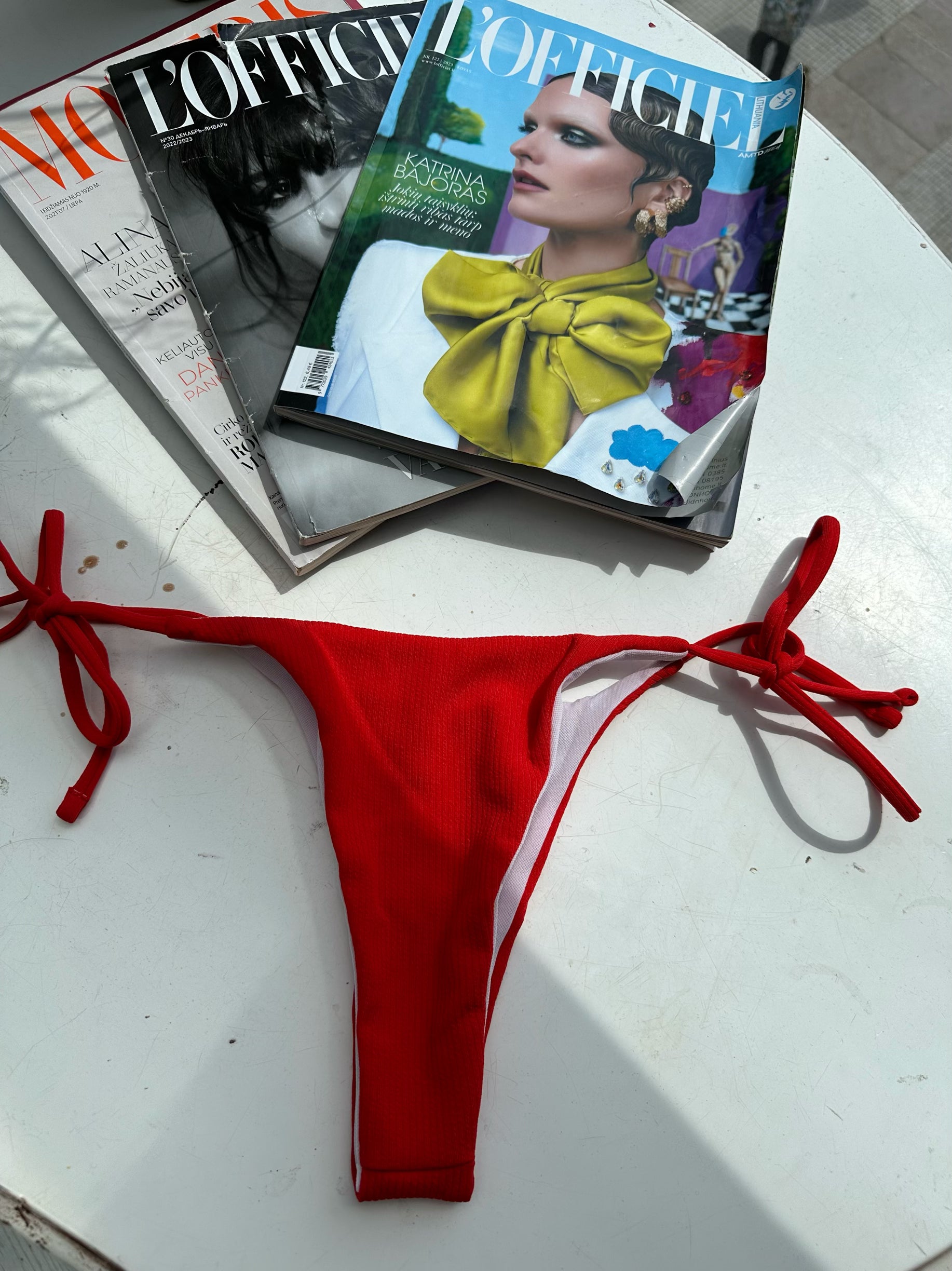 Maudymukas ‘Triangle bikini red’