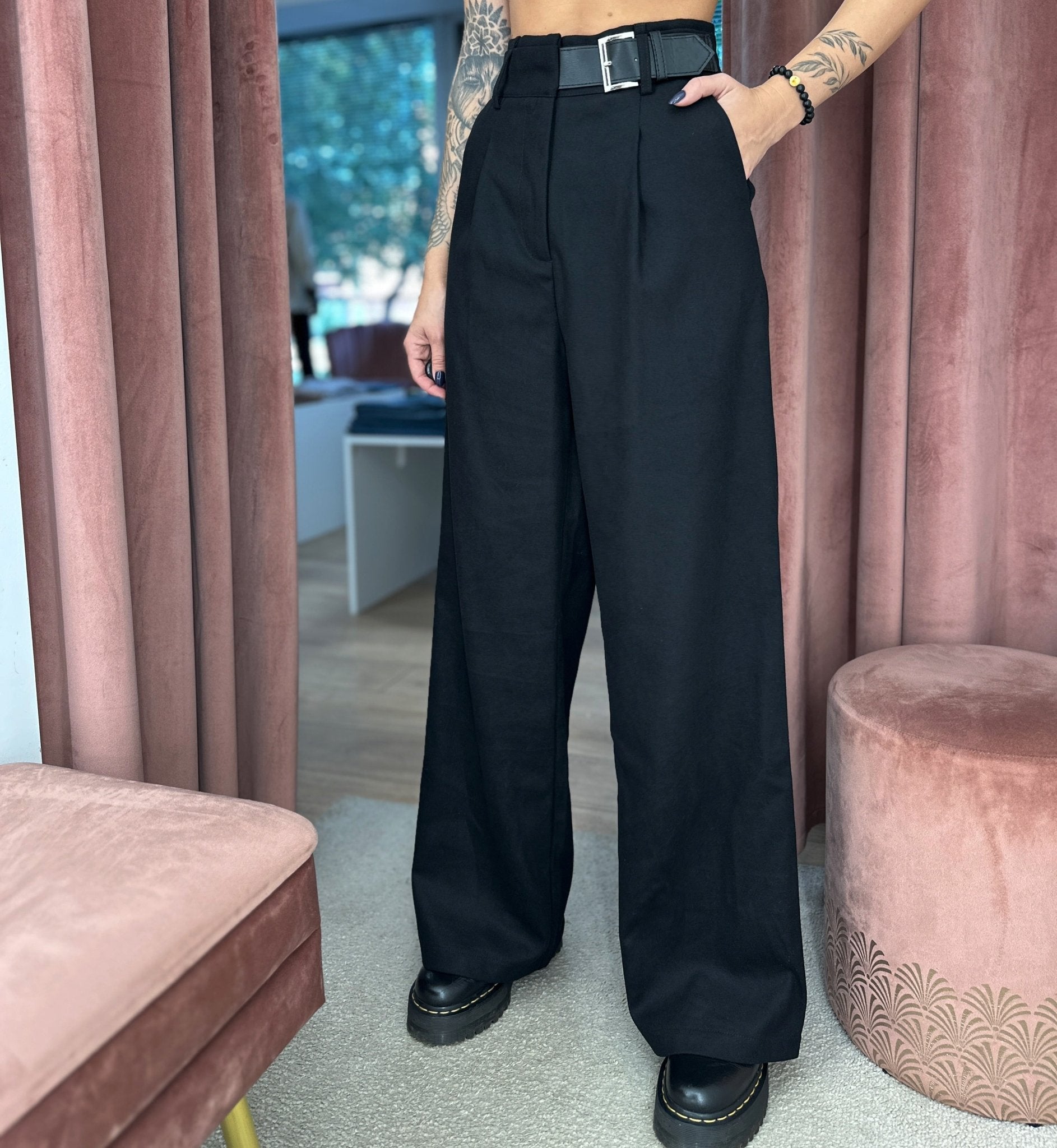 Kelnės ‘Double belty’ - MASIM - Kelnės