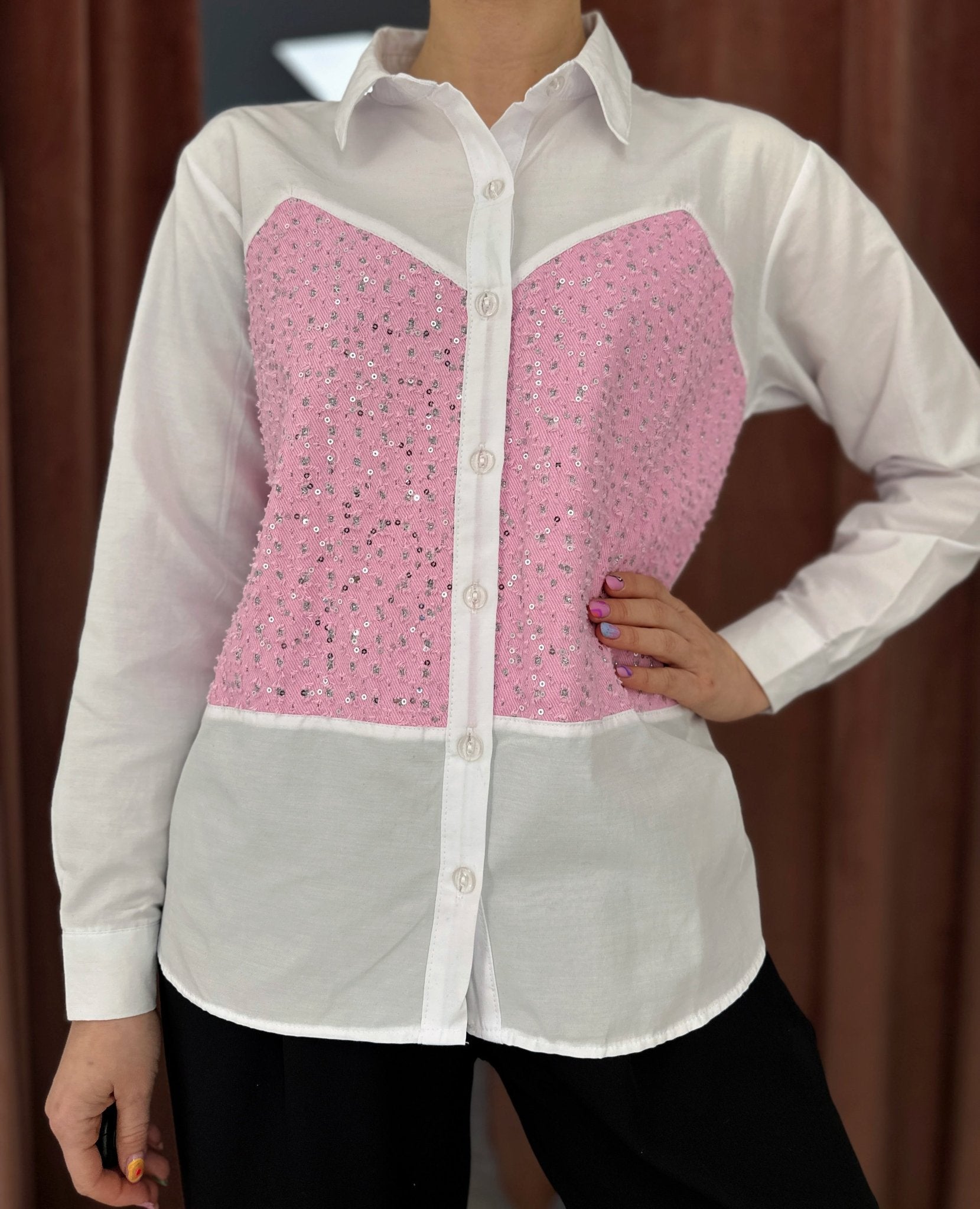 Marškiniai ‘Pink’ - MASIM - Džinsiniai marškiniai