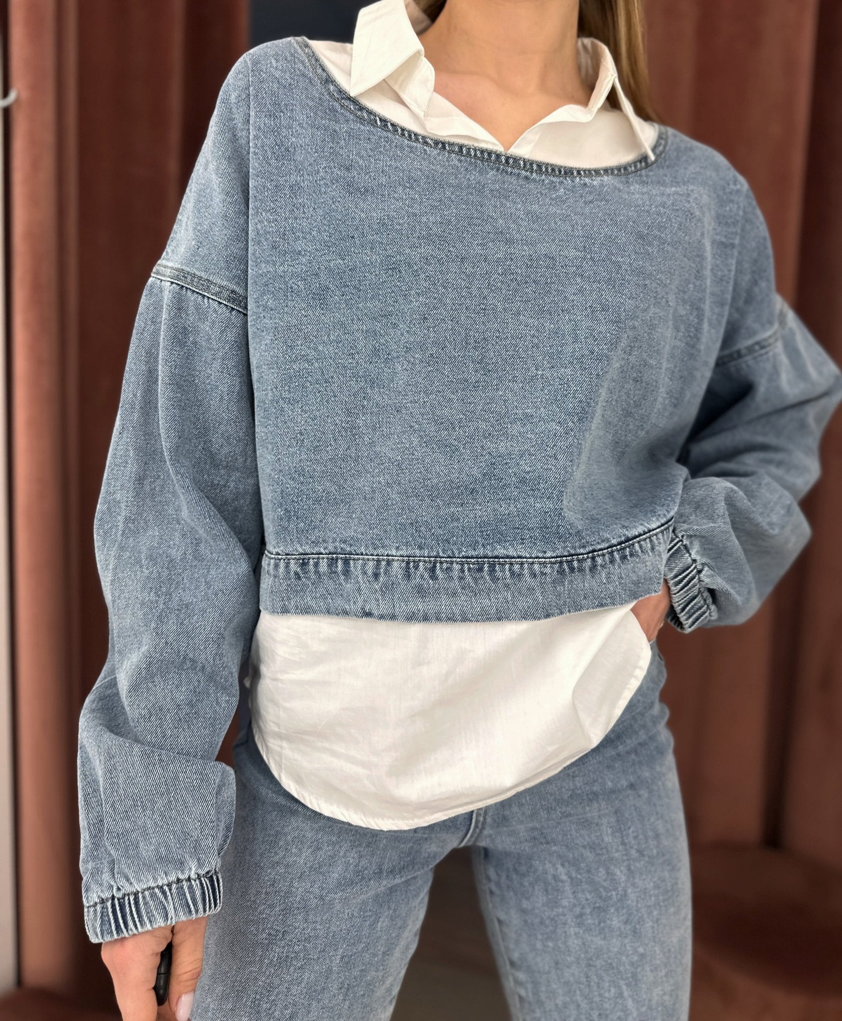 Palaidinė ‘Denim’ - MASIM - Palaidinės