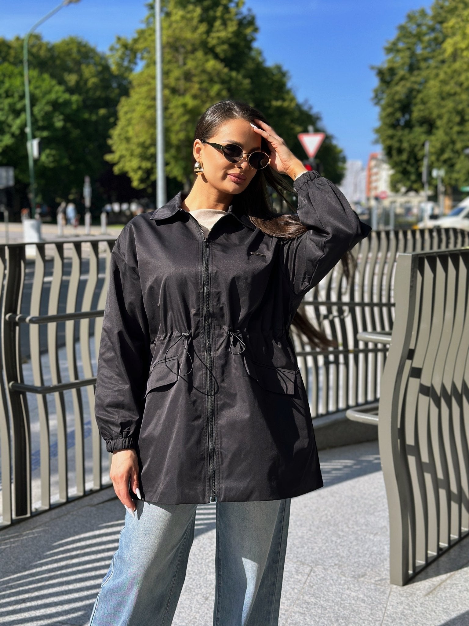 Striukė ‘Verde’ - MASIM - Odo imitacijos striukė