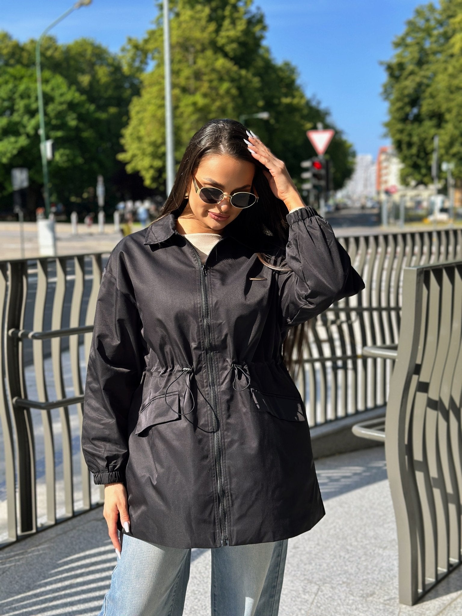 Striukė ‘Verde’ - MASIM - Odo imitacijos striukė