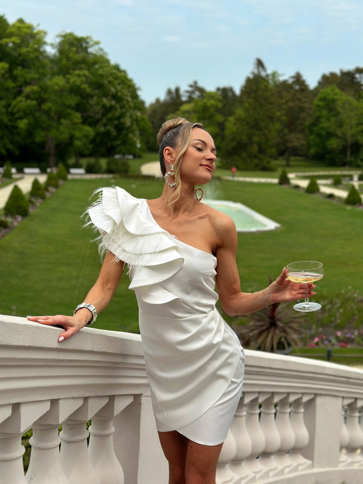 Suknelė 'White pearl' - MASIM - Proginės suknelės