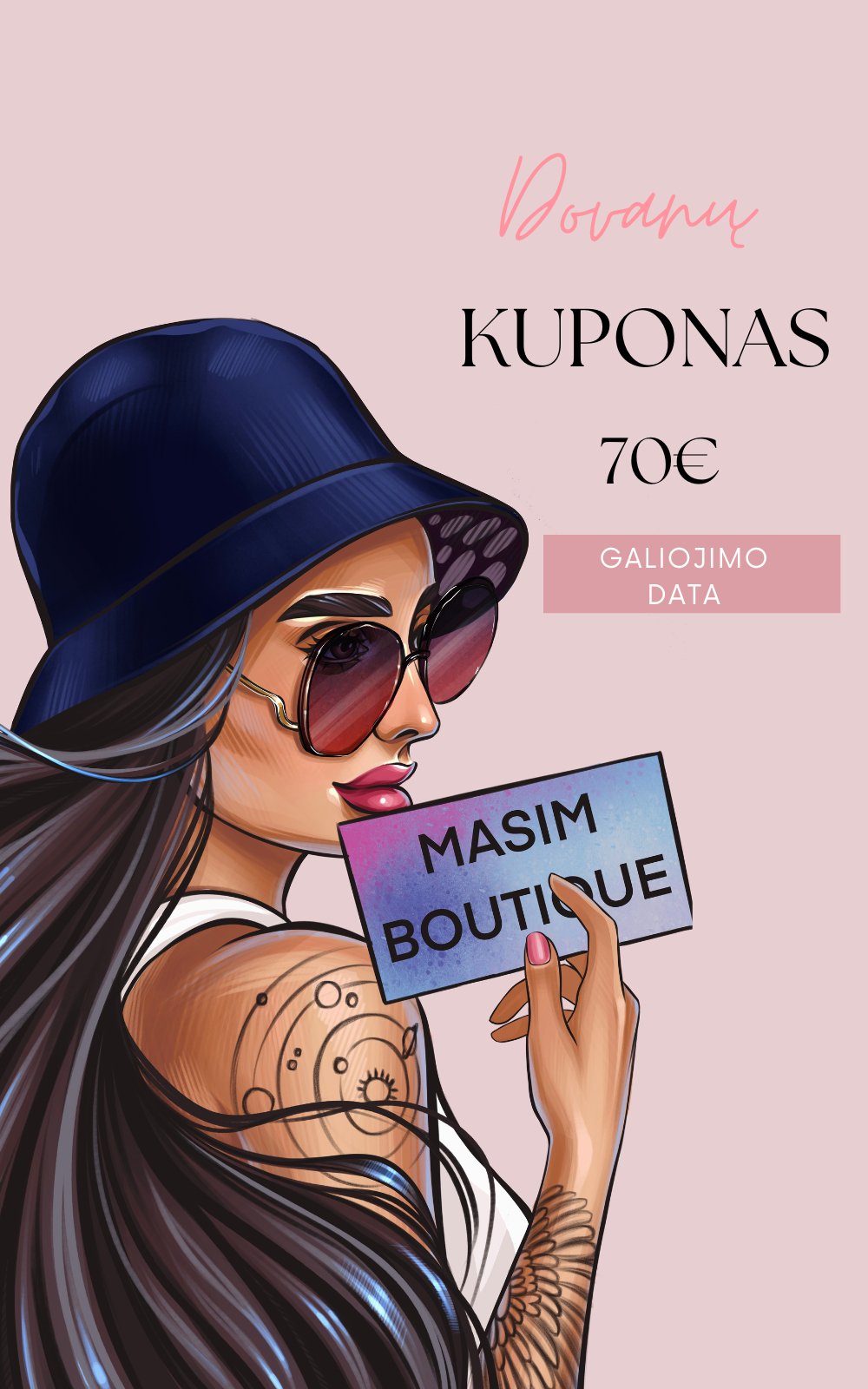 DOVANŲ KUPONAS 70 EUR - MASIM