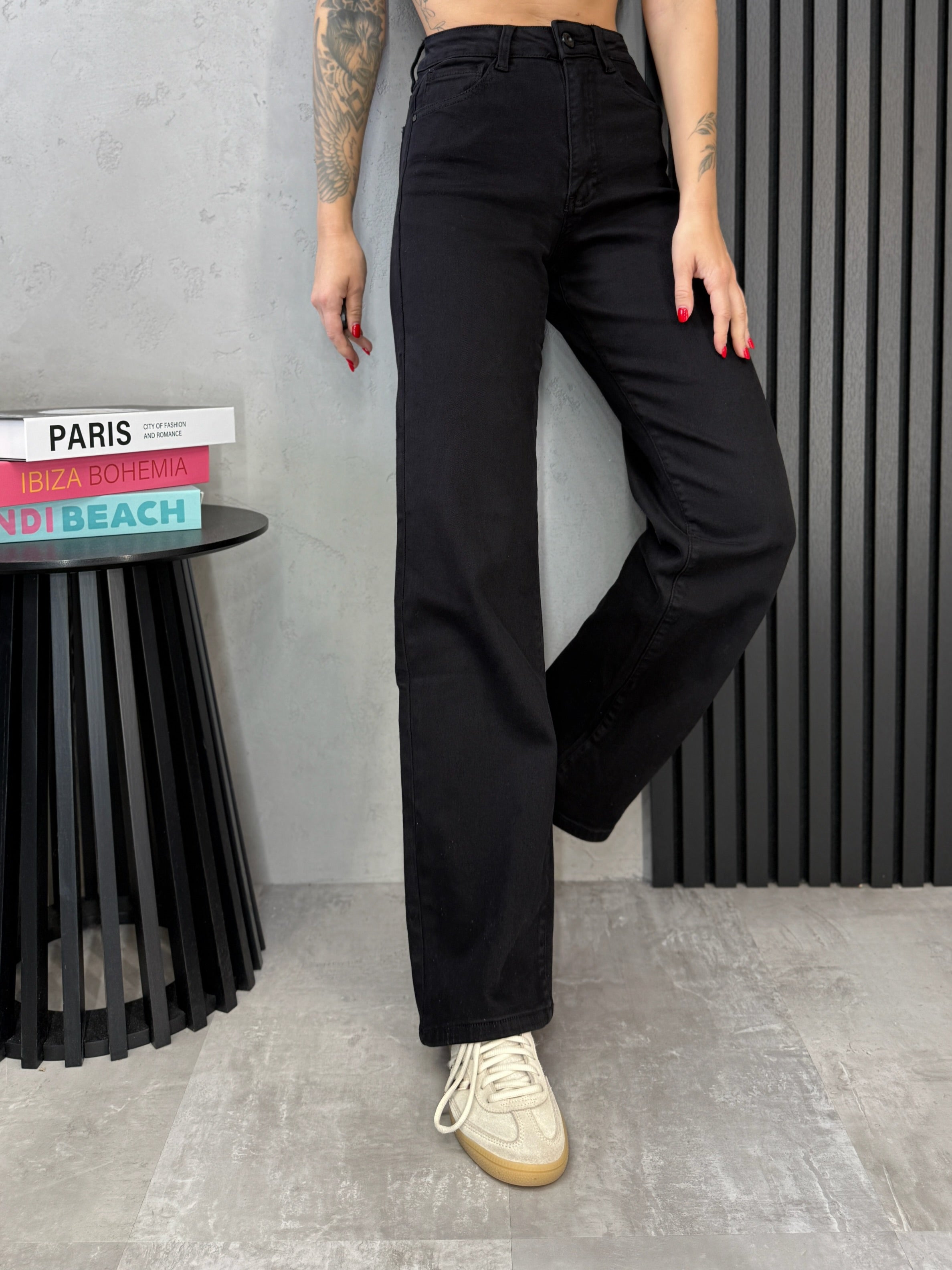 Džinsai ‘Black wide leg’