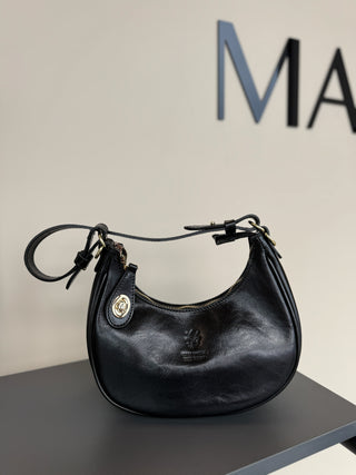 Premium juoda rankinė ‘Glow’
