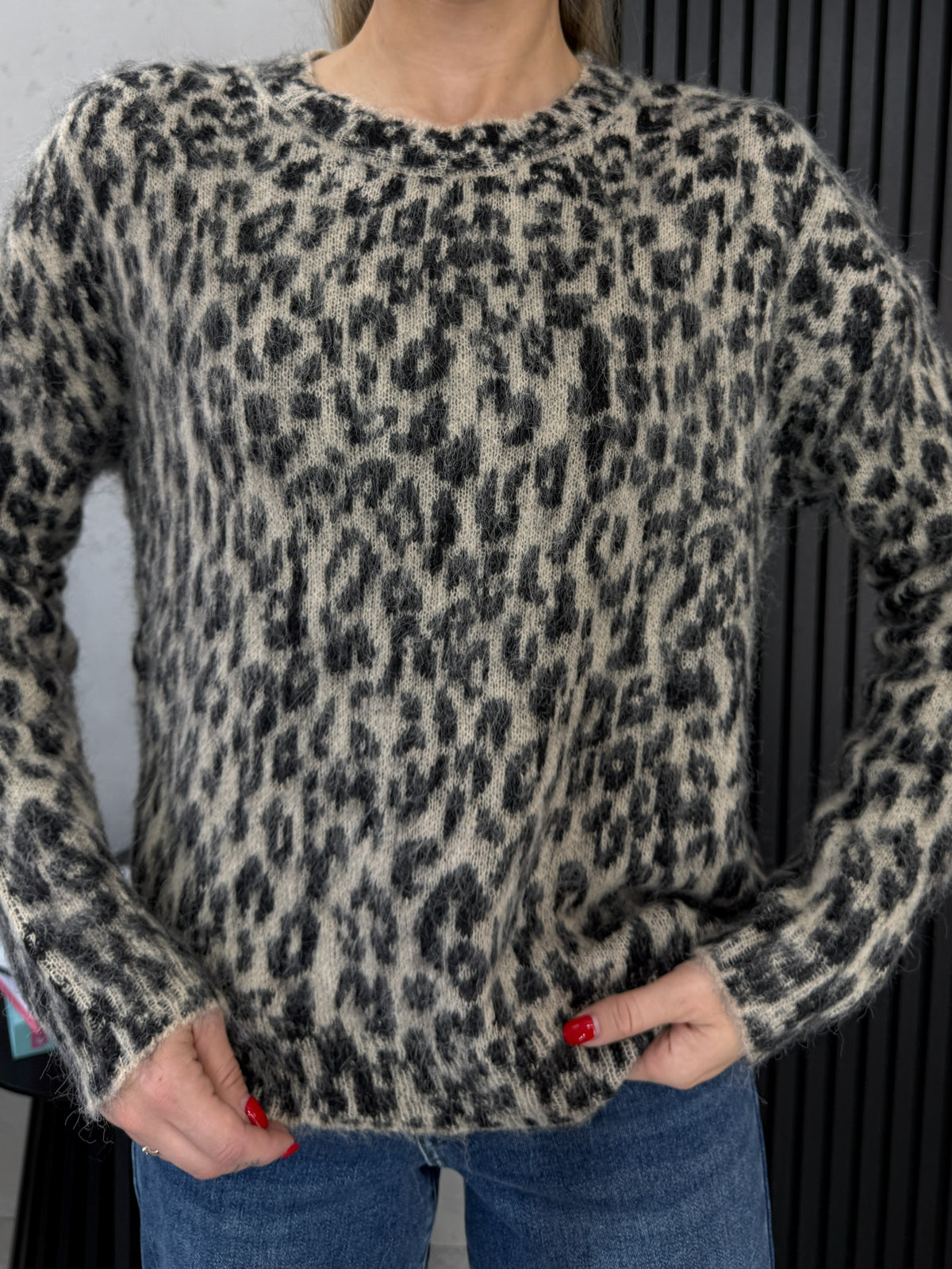 Megztinis ‘Leopard’