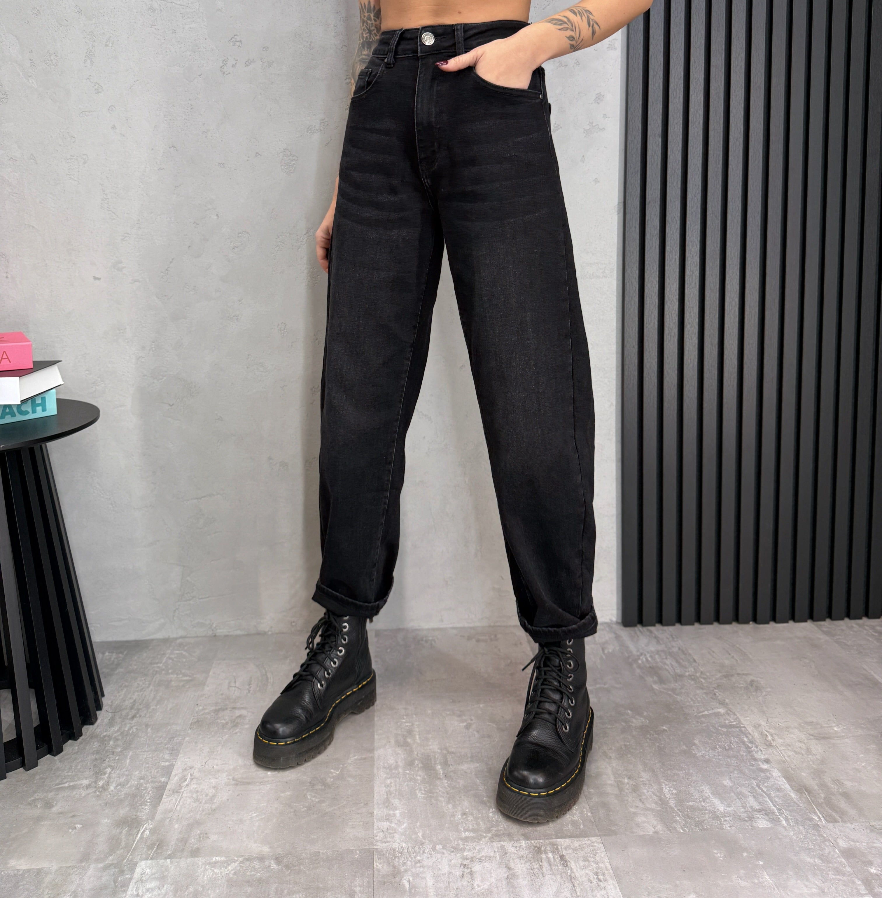 Džinsai ‘Dark gray balloon’