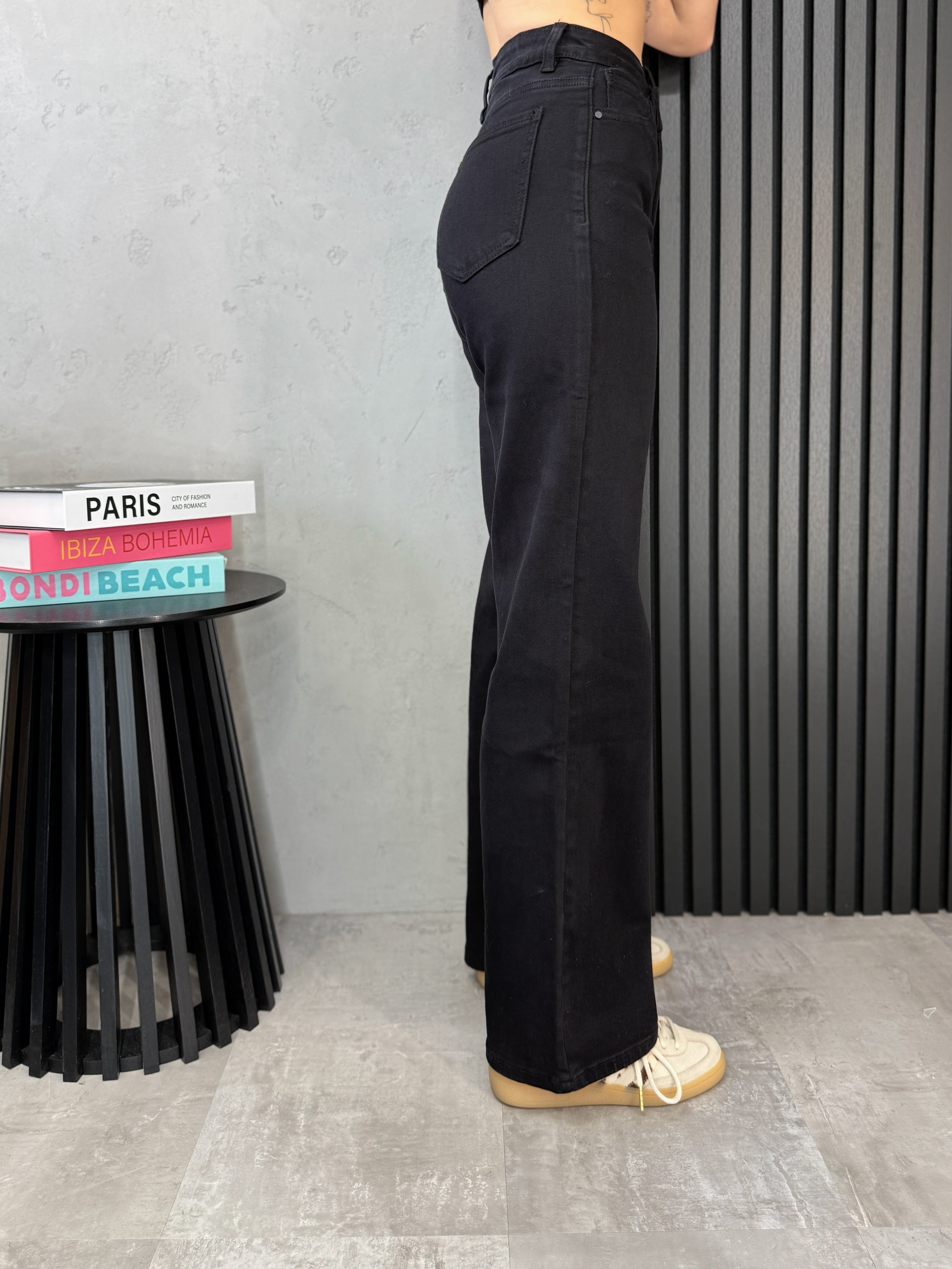 Džinsai ‘Black wide leg’