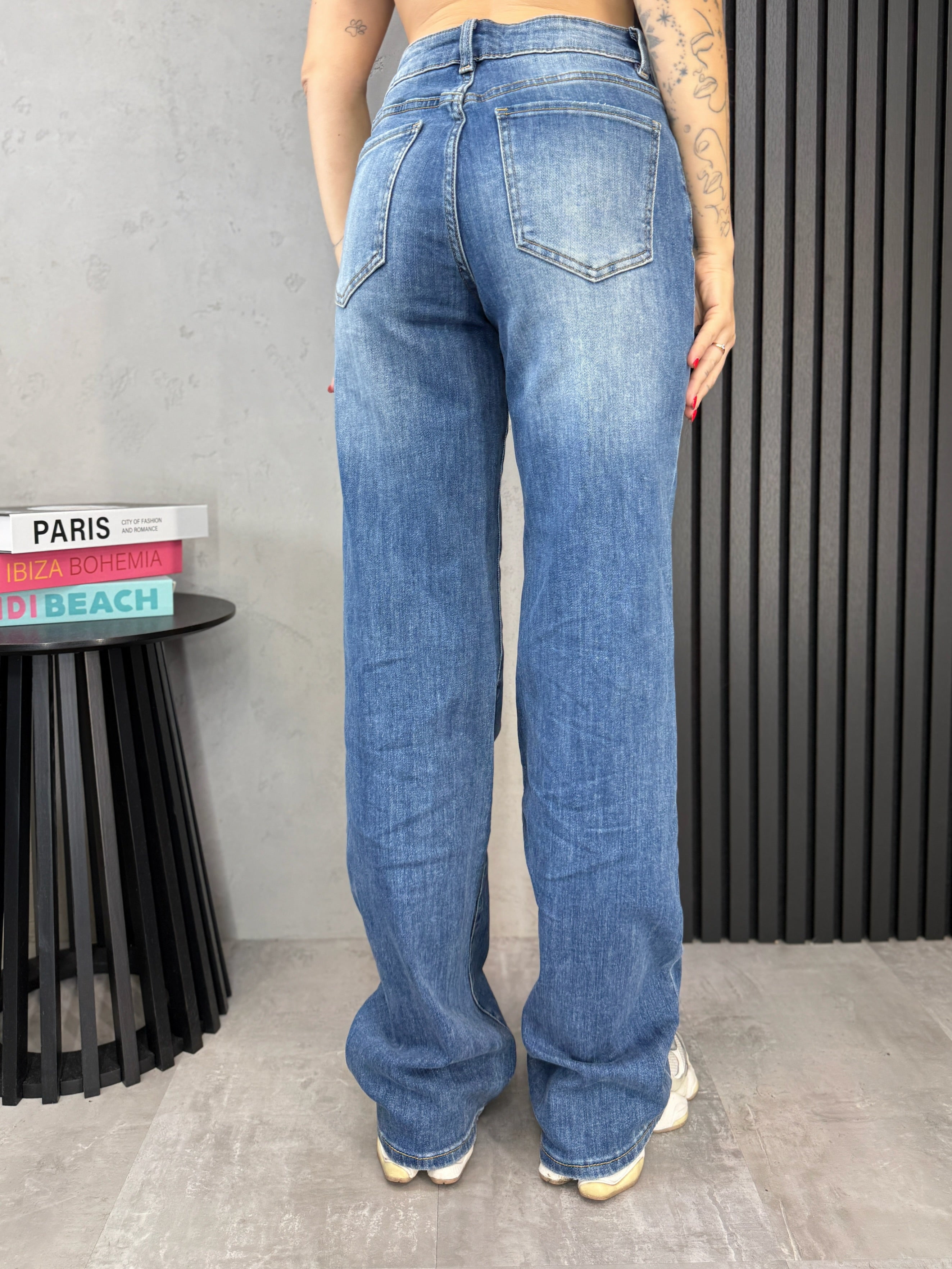 Džinsai aukštaūgėms ‘Extra long loose’