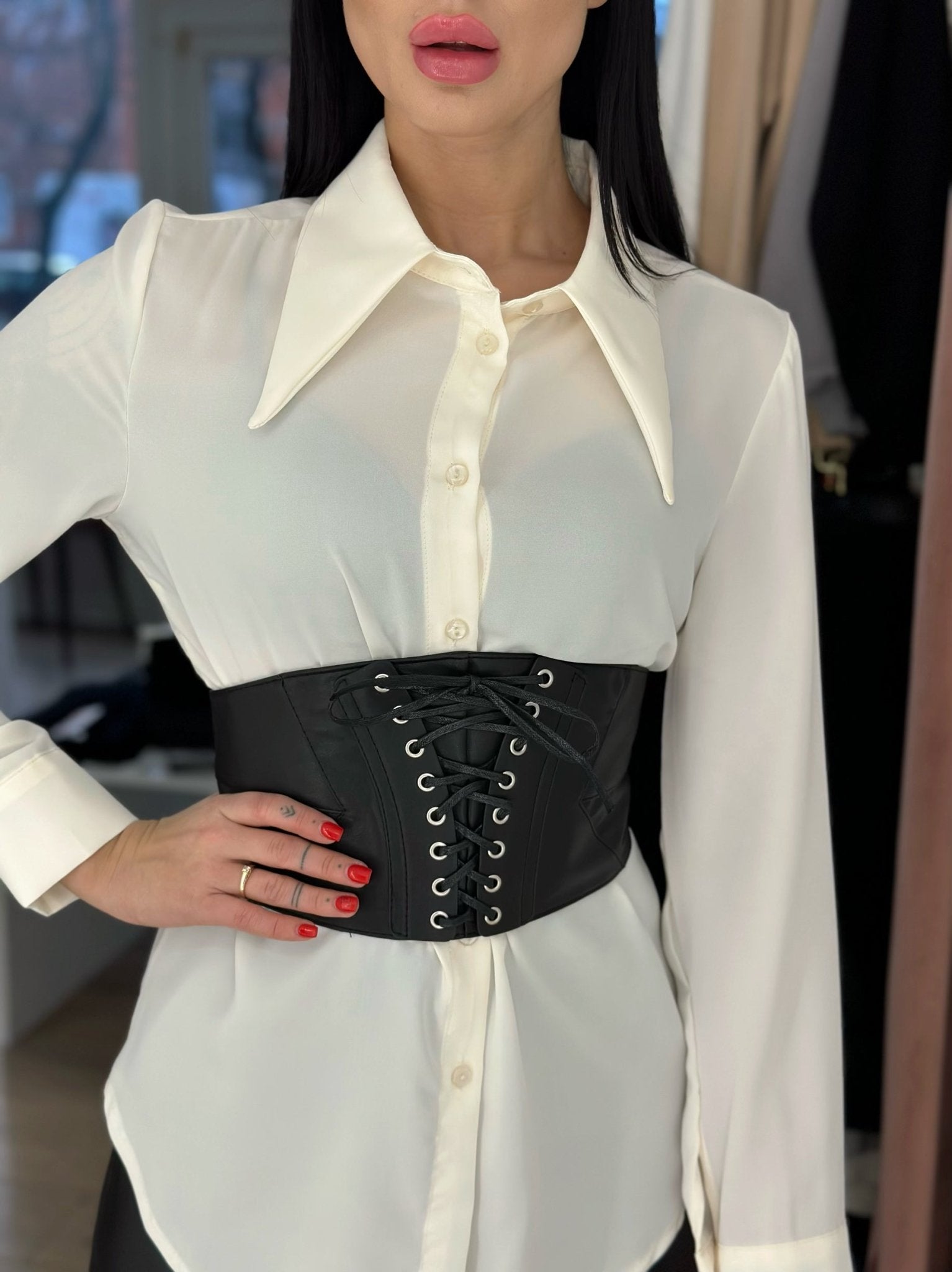 Diržas ‘Faux leather’ - MASIM - 