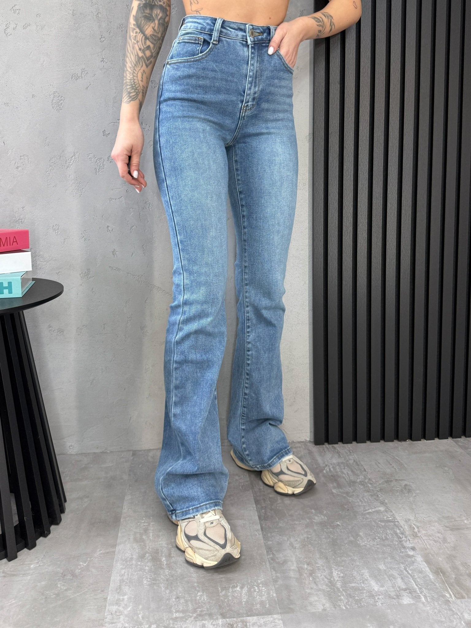 Džinsai aukštaūgėms 'Extra Long flare fit’ - MASIM - Džinsai aukšaugėms