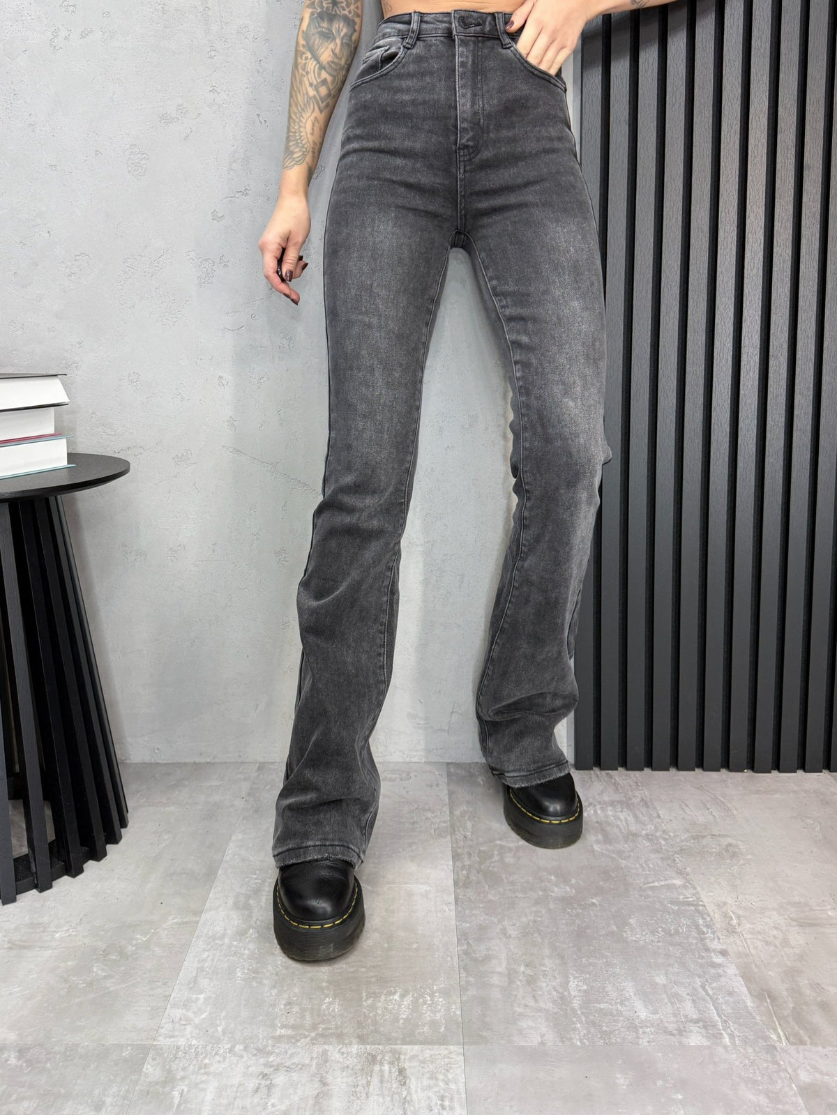 Džinsai aukštaūgėms ‘Flare fit’ - MASIM - Džinsai