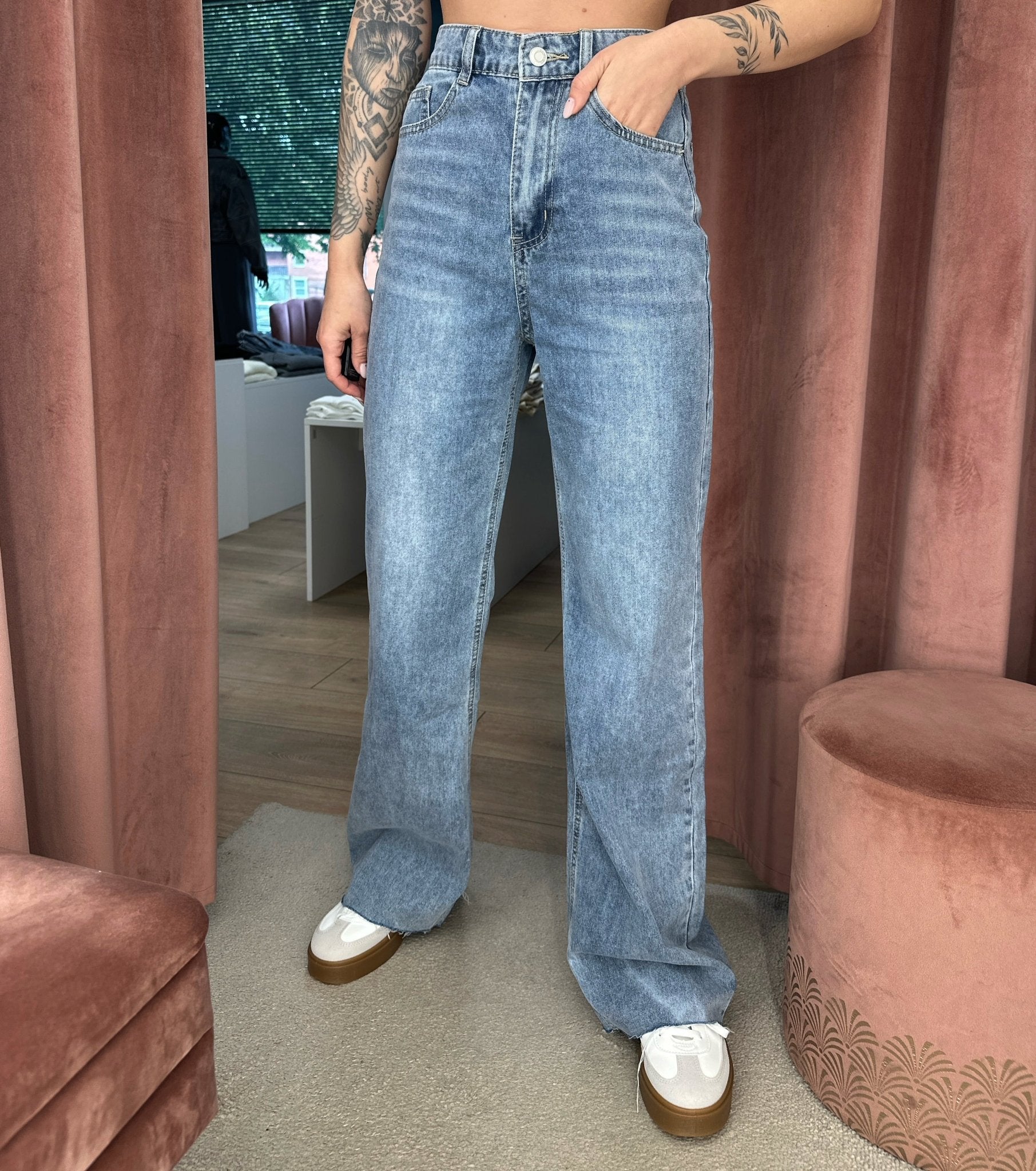 Džinsai ‘Blue wide’ - MASIM - Džinsai