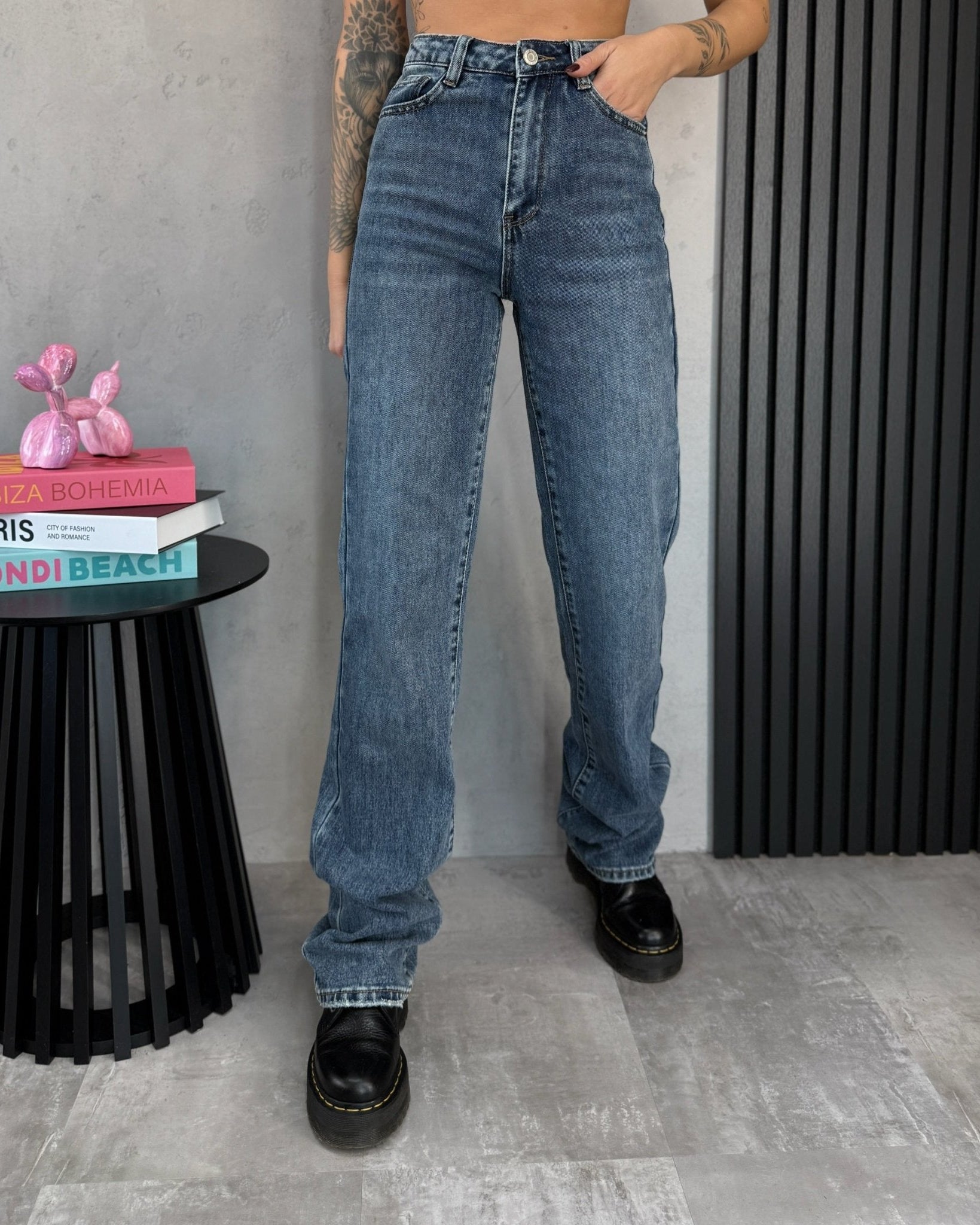 Prailginti „Extra long straight“ džinsai aukštoms moterims