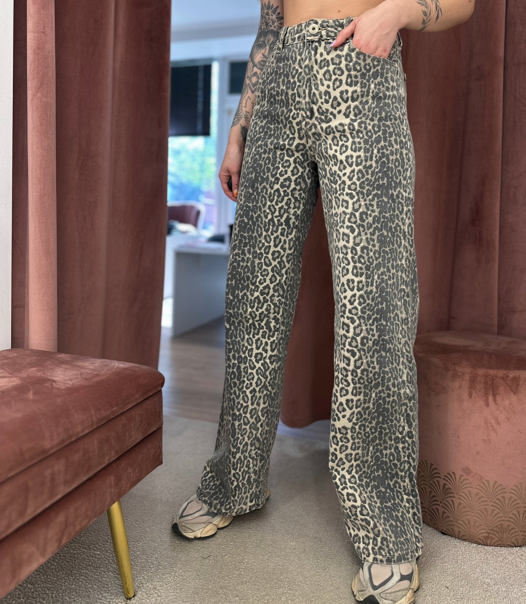 Džinsai ‘Leopard’ - MASIM - Džinsai