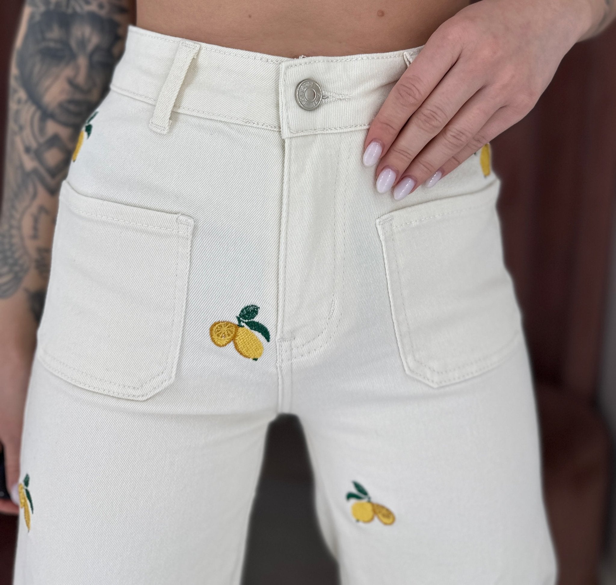 Džinsai ‘Milk lemon’ - MASIM - Džinsai