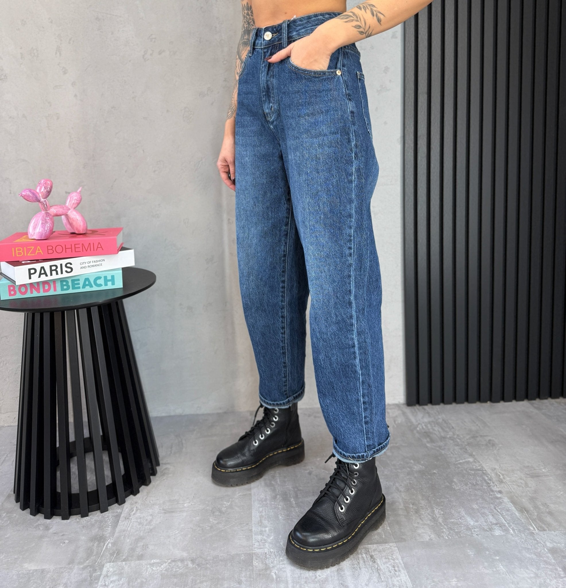 Džinsai ‘Mom baseventi’ - MASIM - Džinsai