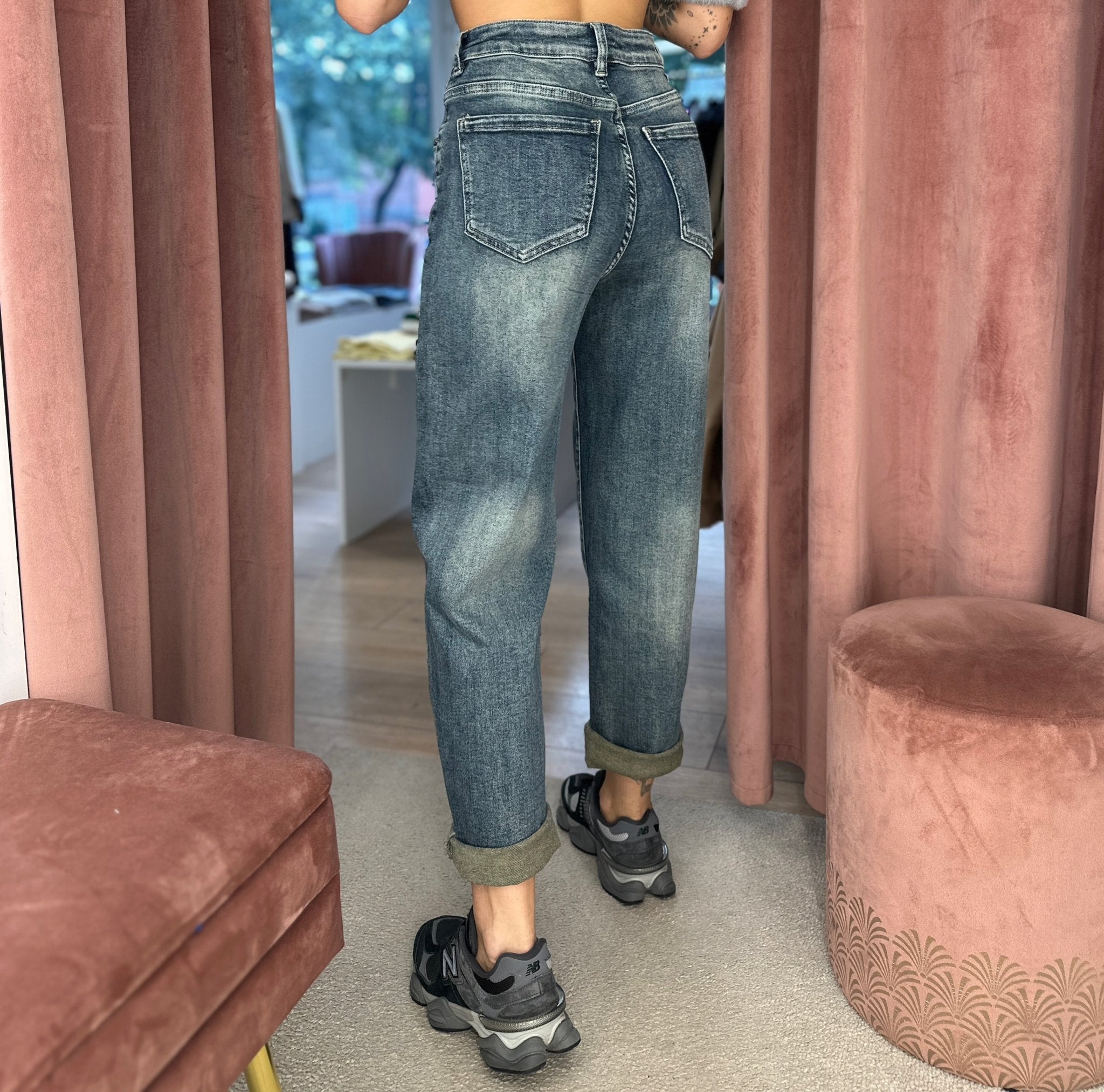 Džinsai ‘Mom - fit bliz’ - MASIM - Džinsai