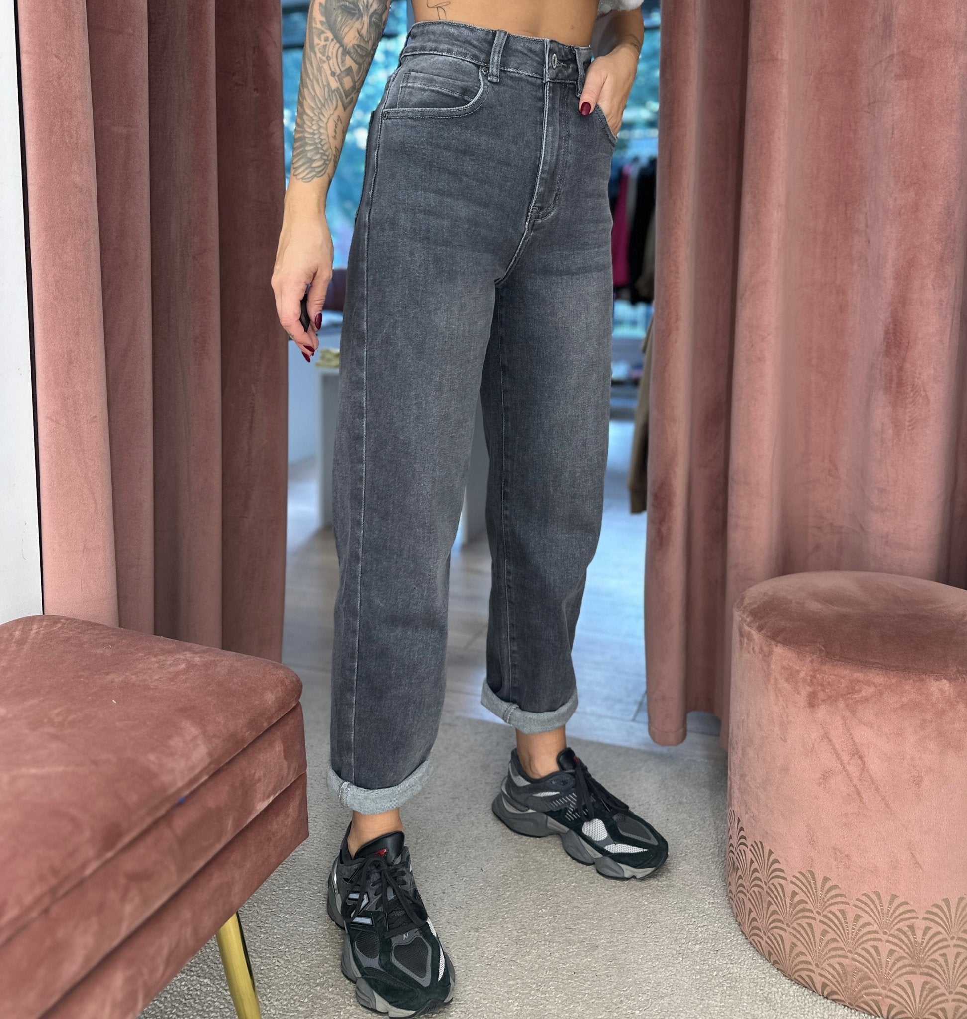 Džinsai ‘Mom - fit grip’ - MASIM - Džinsai