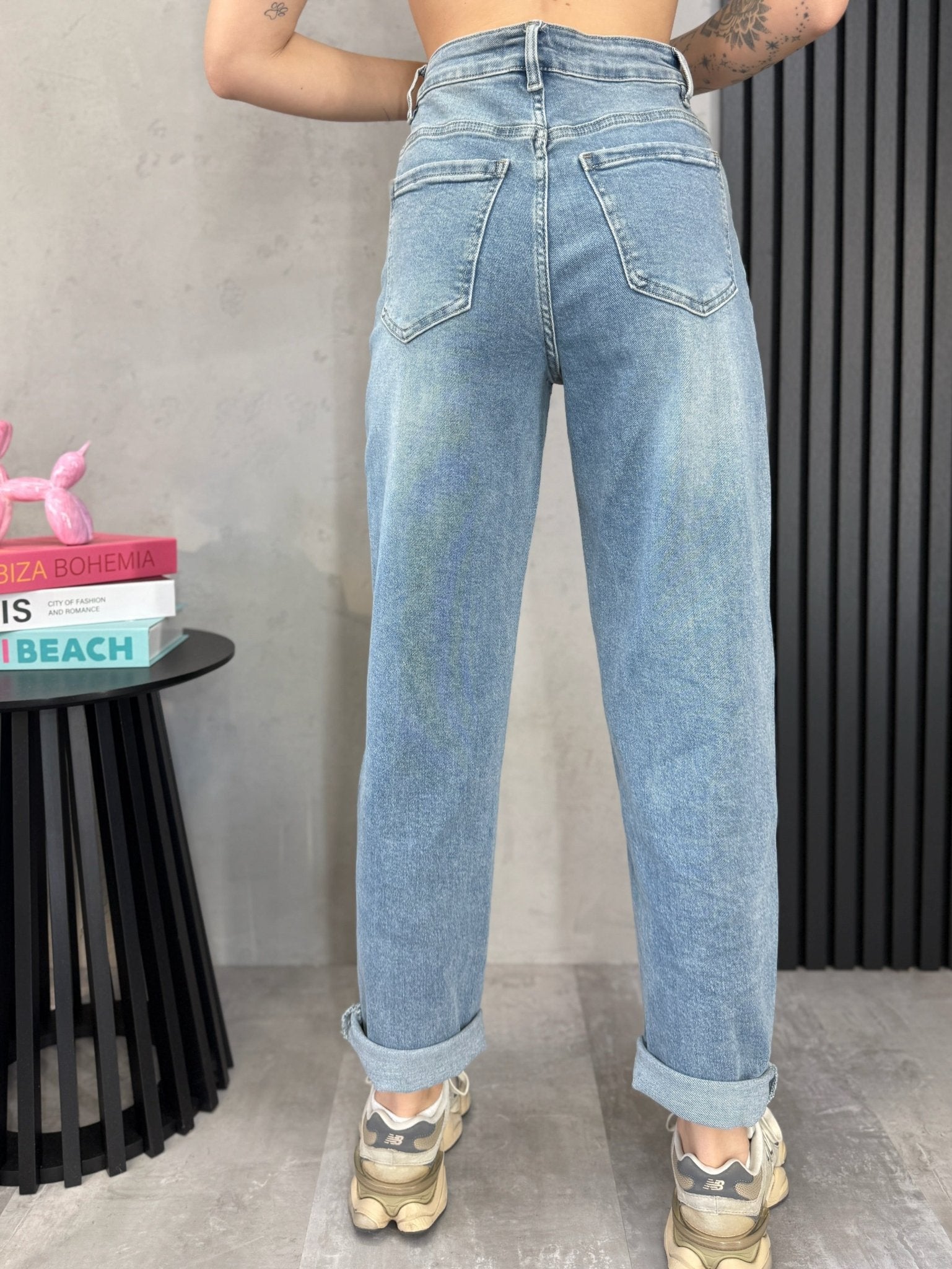 Jin Džinsai 'Mom fit jeans' - MASIM