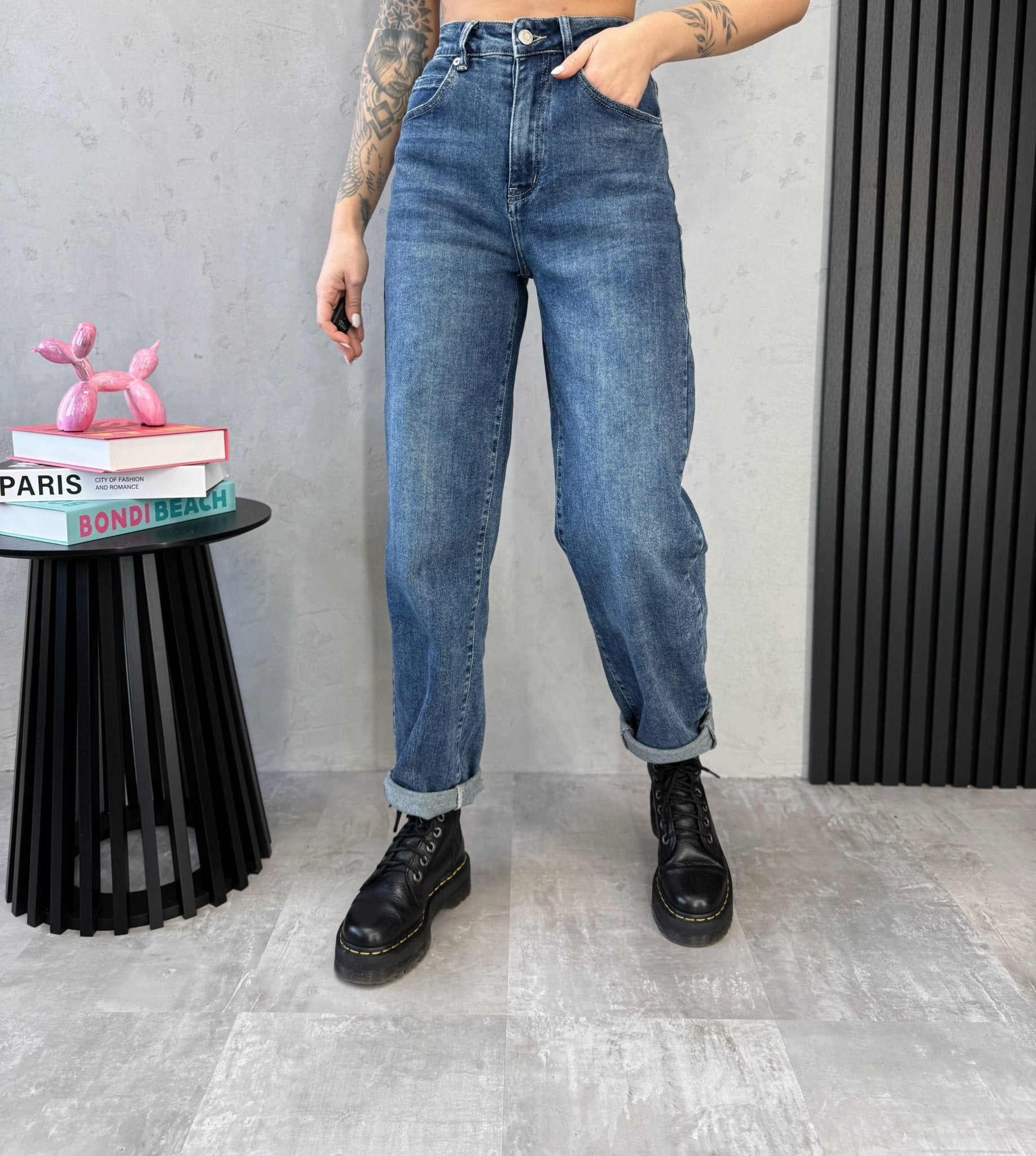 Džinsai ‘Mom fit power’ - MASIM - Džinsai