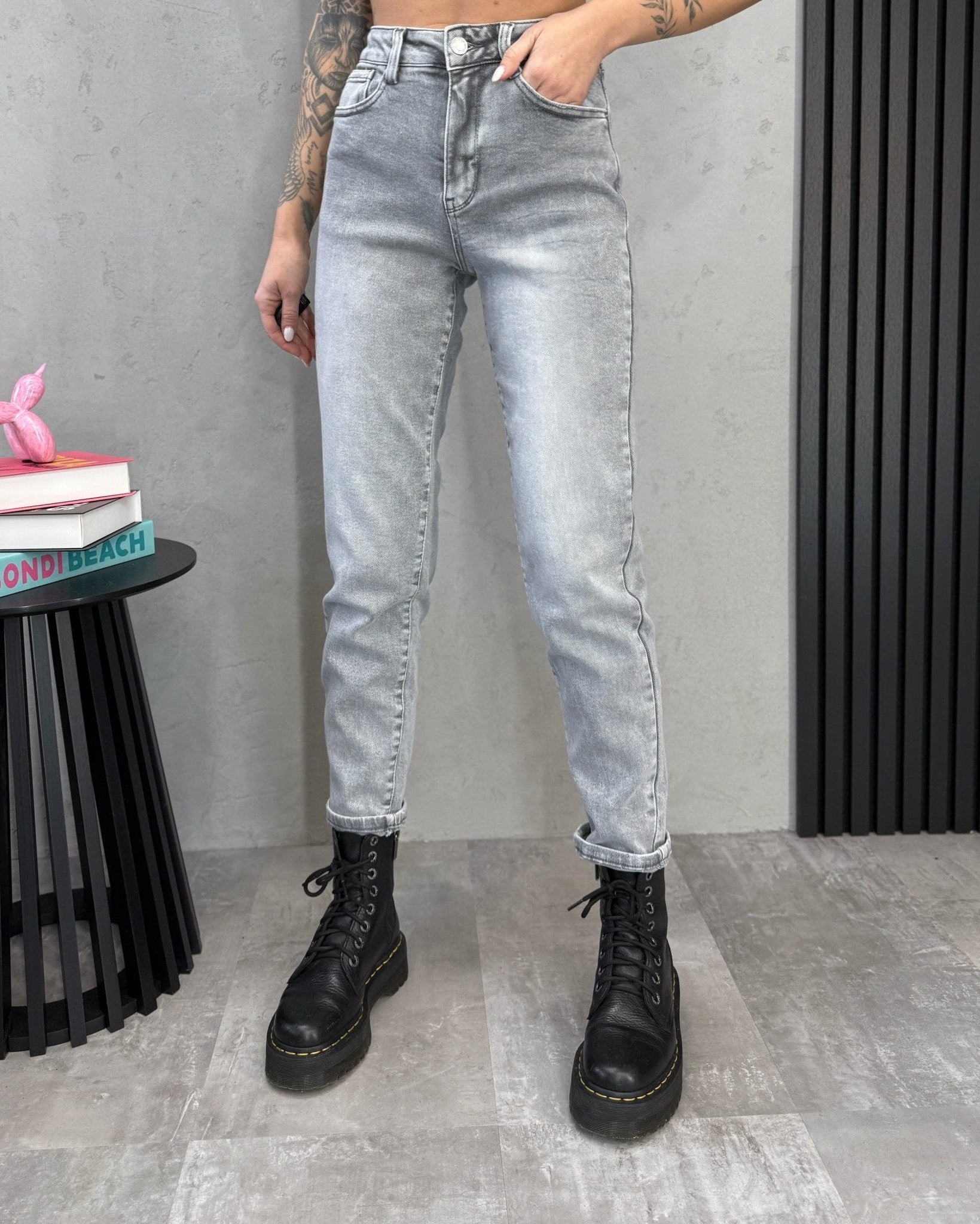 Džinsai ‘Mom mid rise’ - MASIM - Džinsai