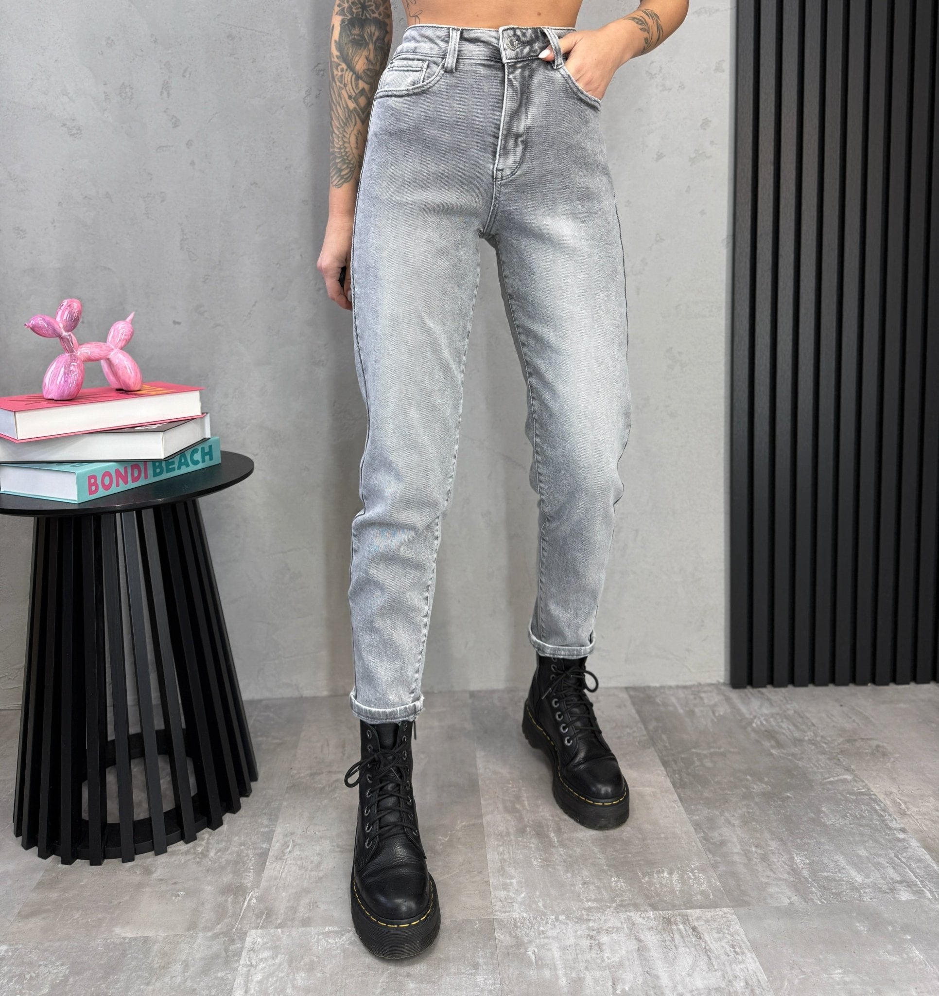 Džinsai ‘Mom mid rise’ - MASIM - Džinsai