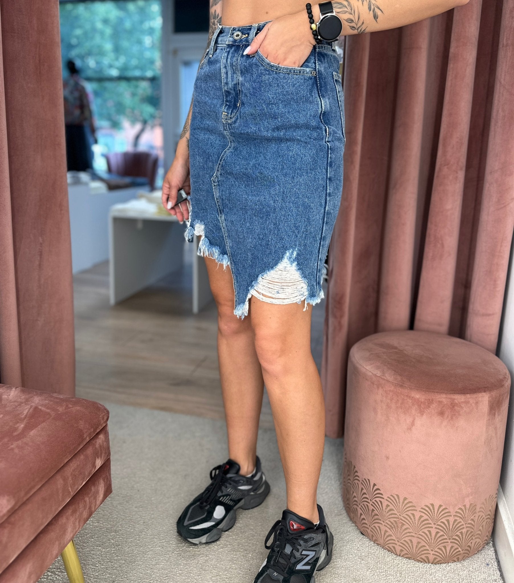 Džinsinis sijonas ‘Donn’ - MASIM - Džinsai