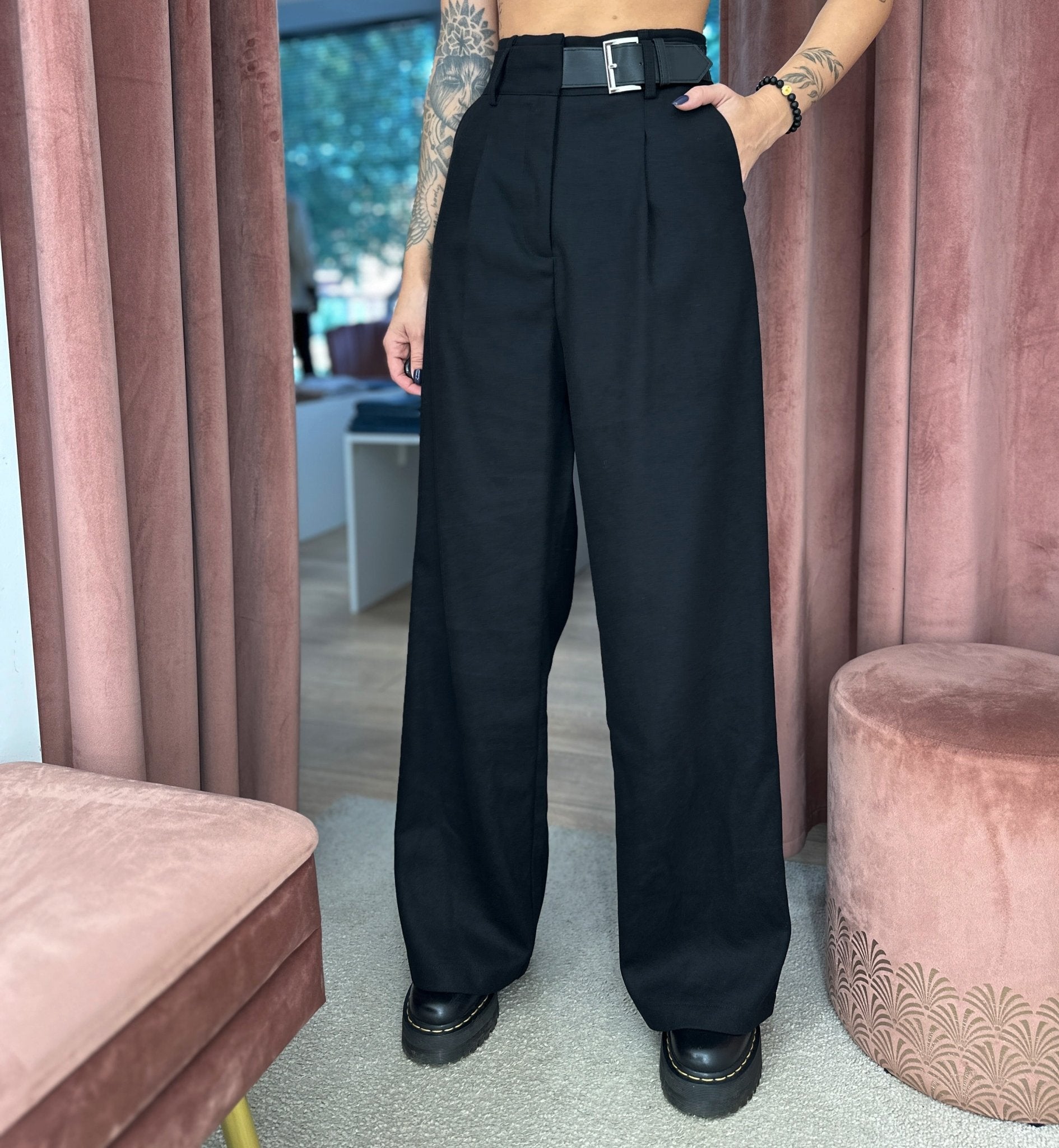 Kelnės ‘Double belty’ - MASIM - Kelnės