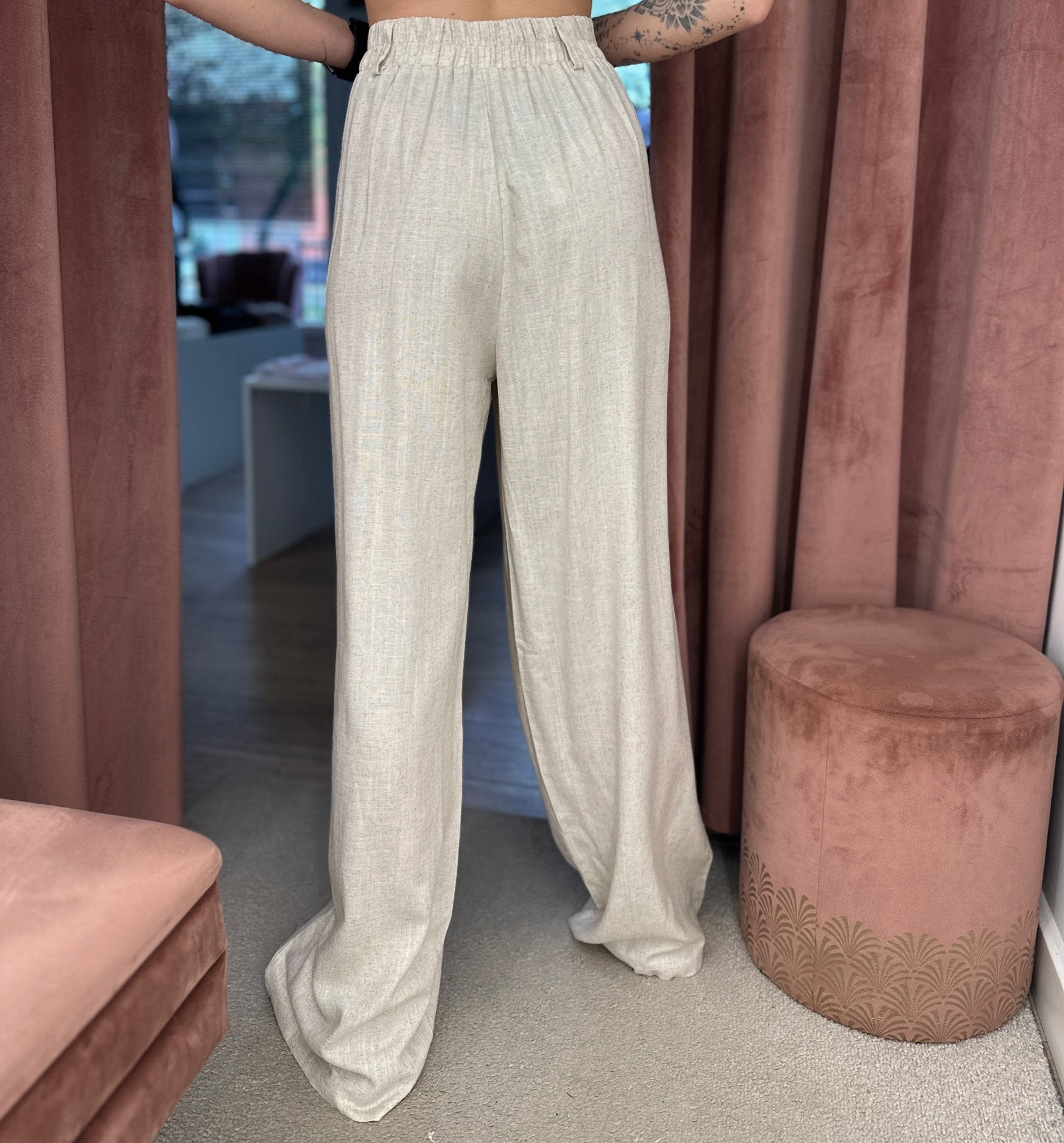 Kelnės ‘Line beige’ - MASIM - Kelnės